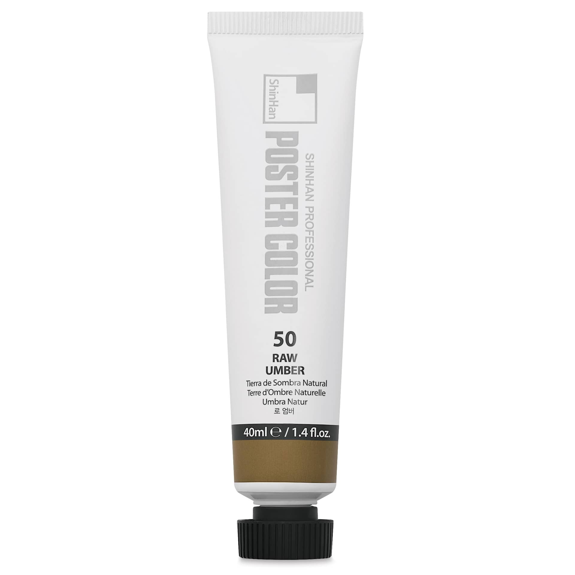 ShinHan Professional Poster Color Paint - Raw Umber, 40 ml tube