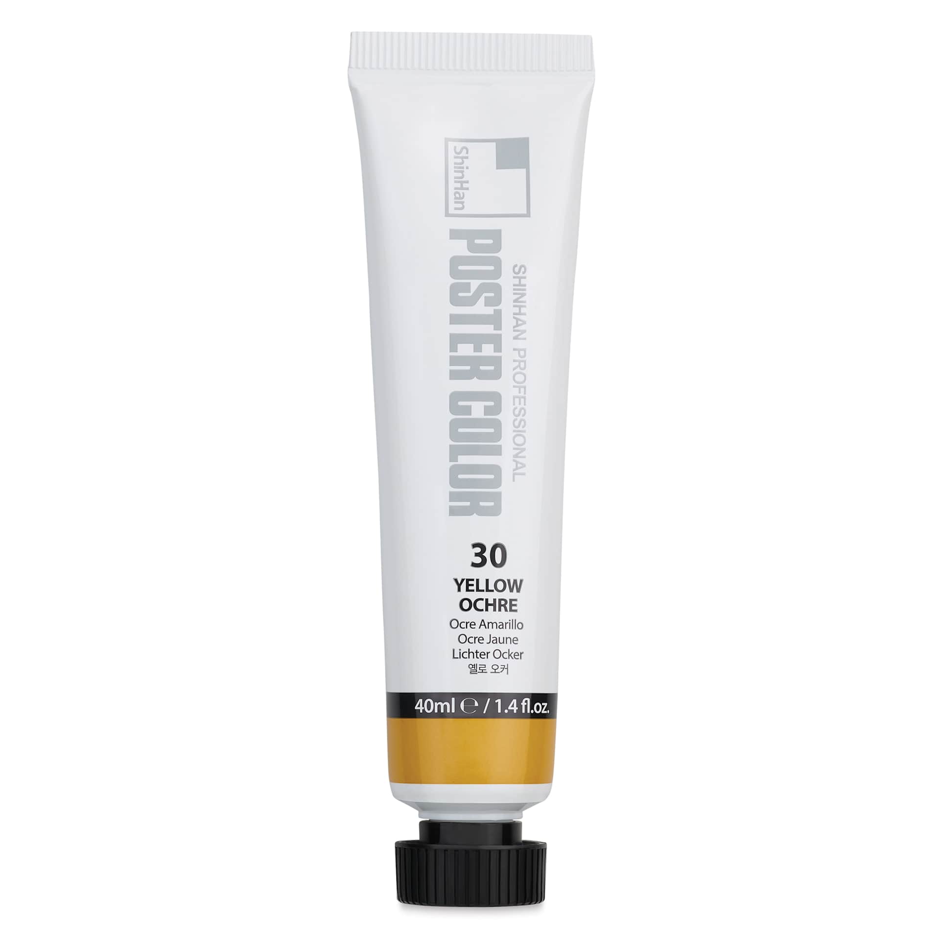 ShinHan Professional Poster Color Paint - Yellow Ochre, 40 ml tube