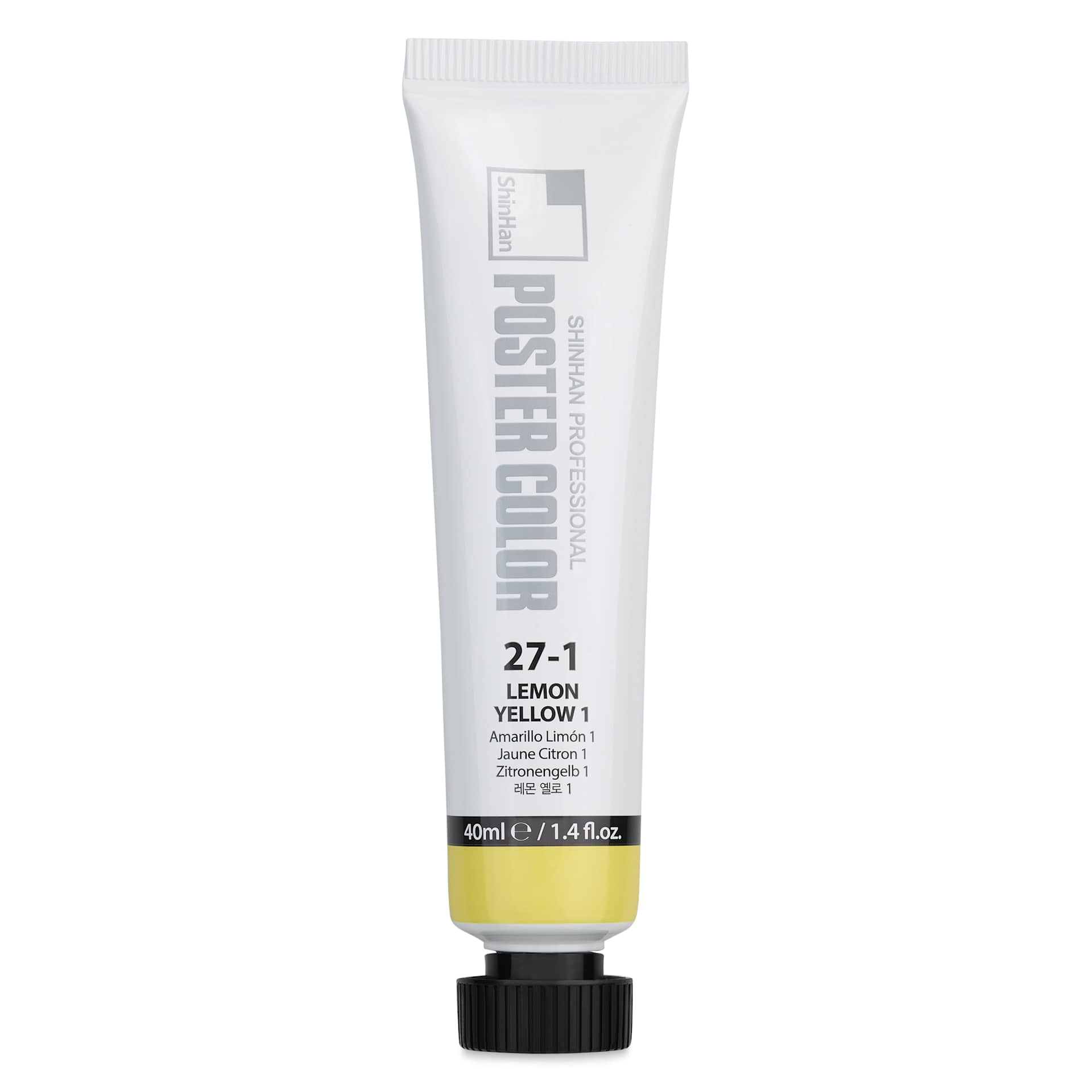 ShinHan Professional Poster Color Paint - Lemon Yellow 1, 40 ml