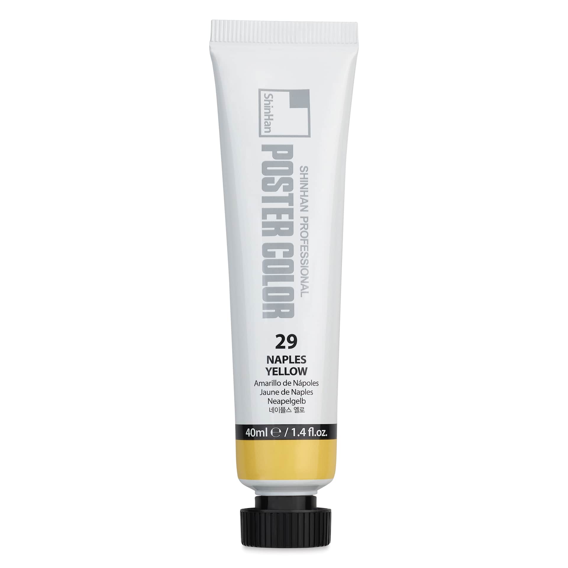  ShinHan Professional Poster Color Paint - Naples Yellow, 40 ml