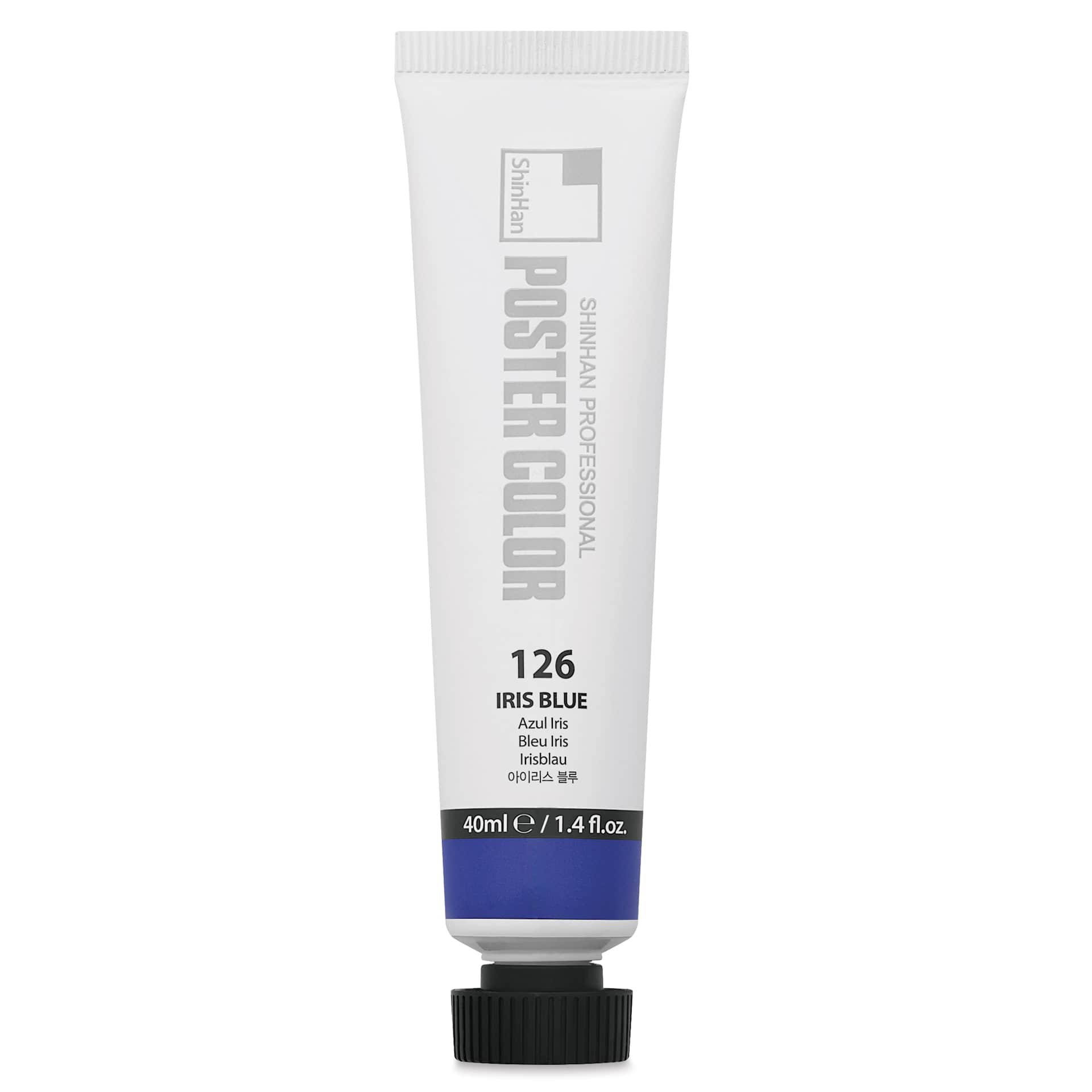 ShinHan Professional Poster Color Paint - Iris Blue,  40 ml