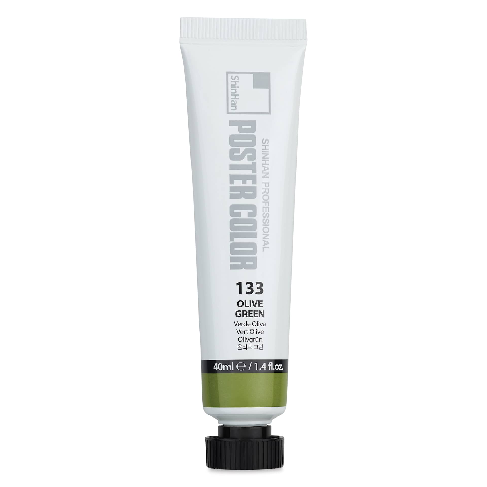  ShinHan Professional Poster Color Paint - Olive Green, 40 ml