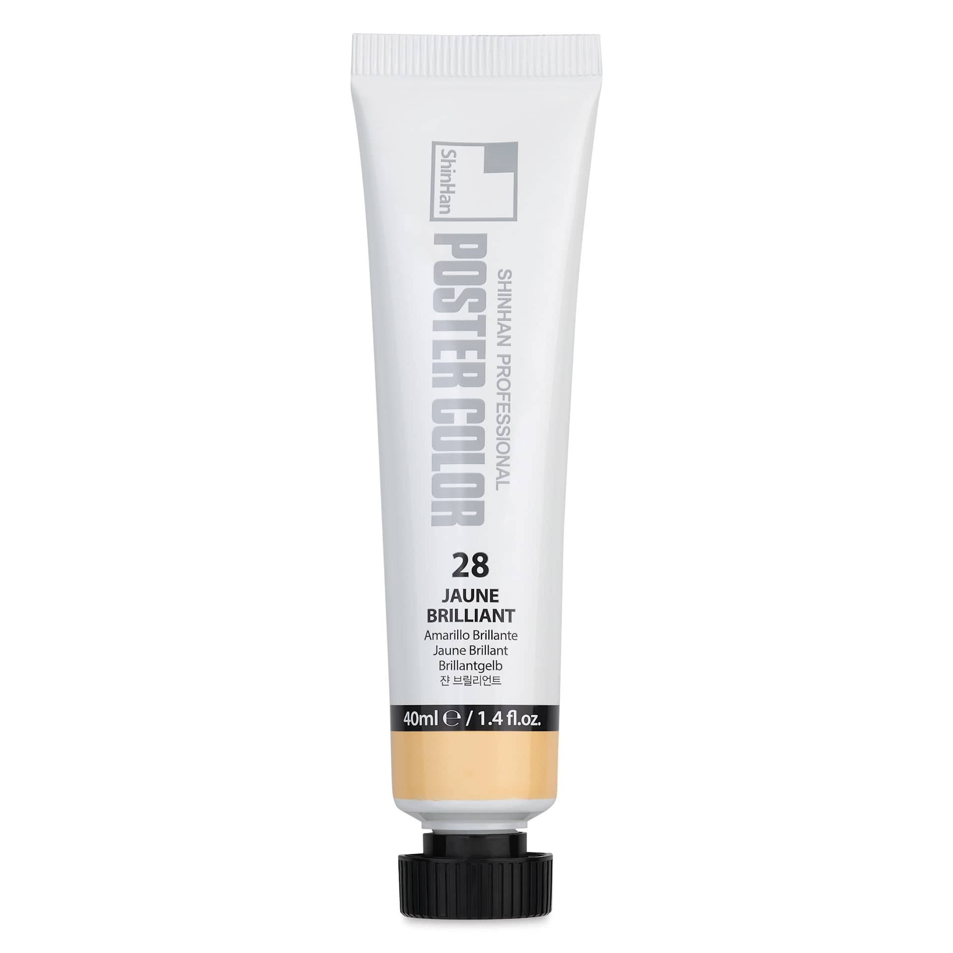 ShinHan Professional Poster Color Paint - Jaune Brilliant, 40 ml