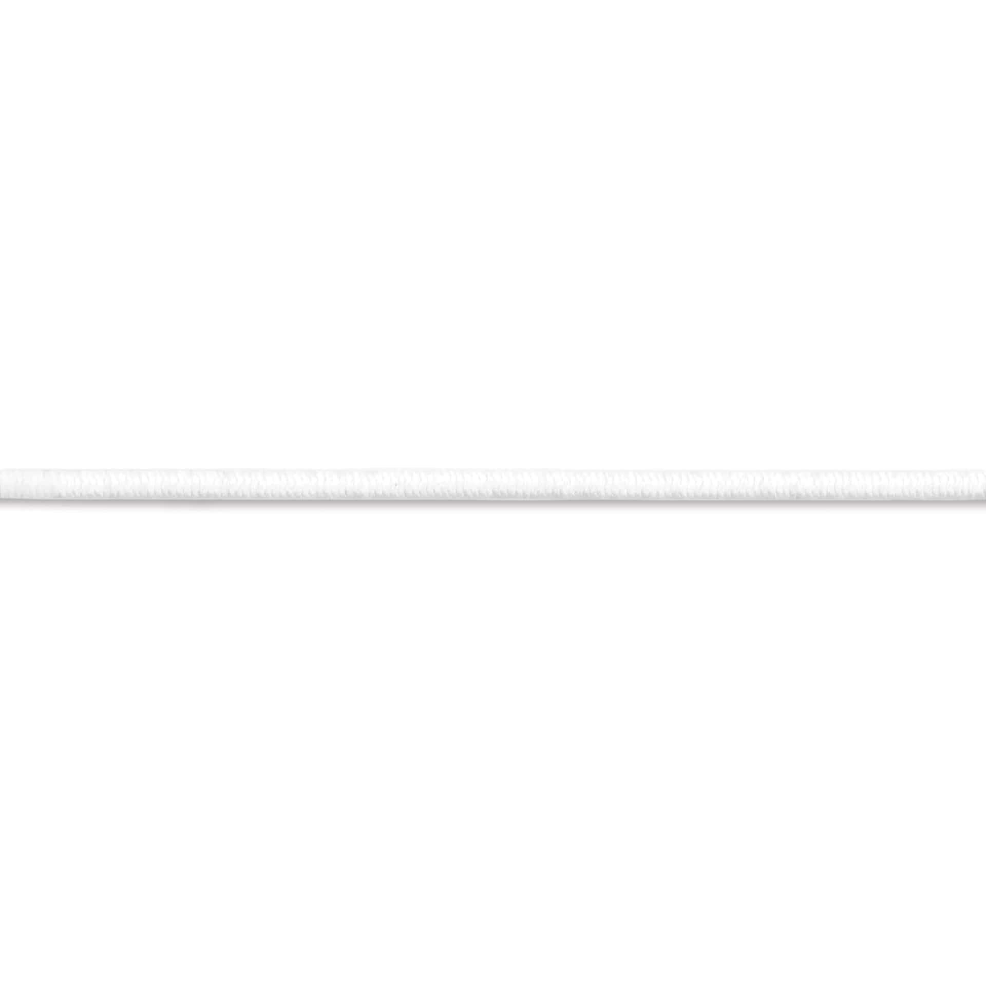 Dritz Beading Cord Elastic - White, 5 yds close up showing texture