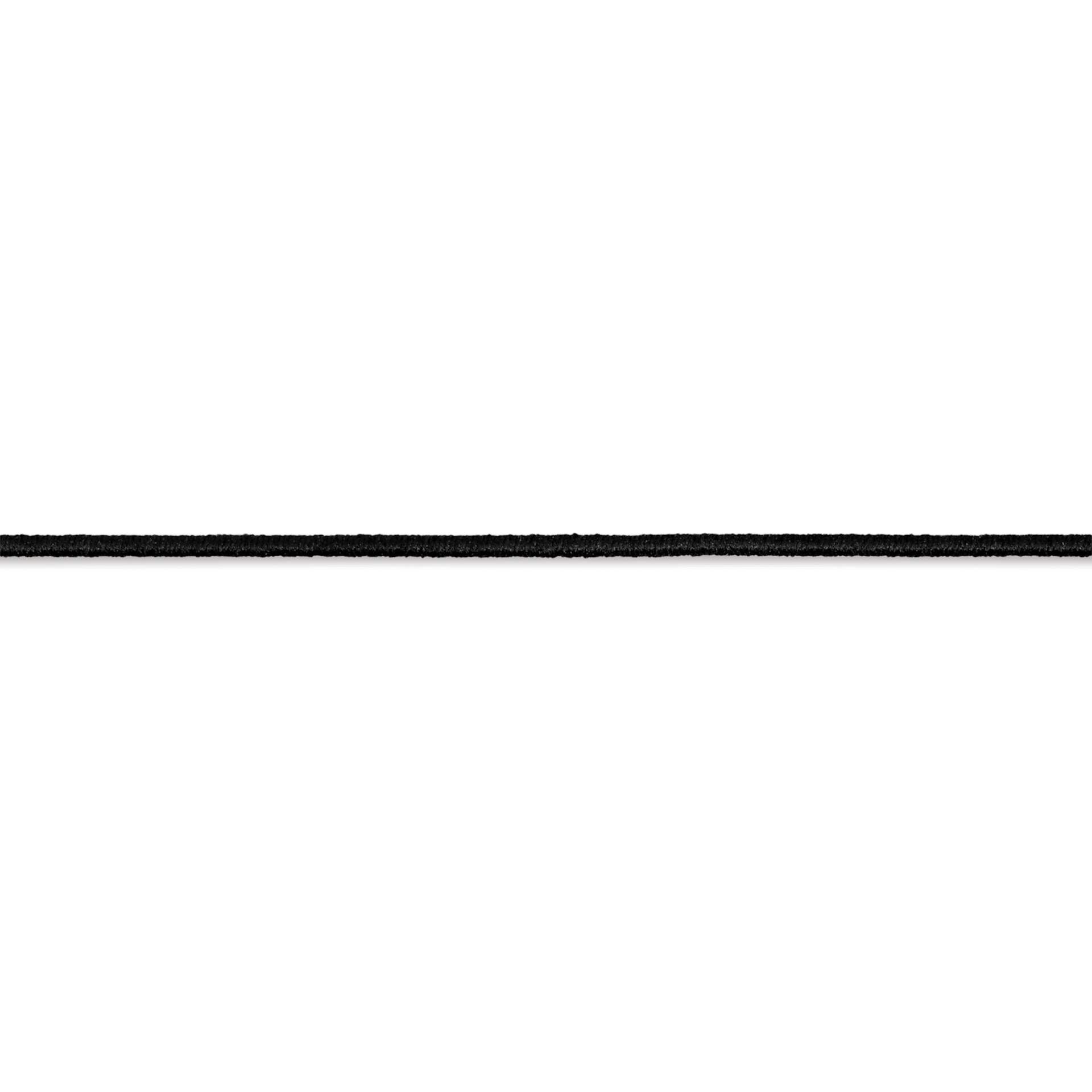 Dritz Beading Cord Elastic - Black, 5 yds close up showing texture