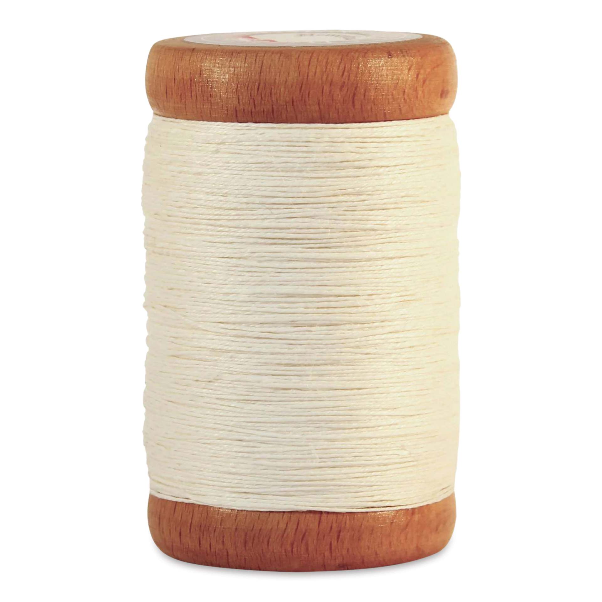 Hemptique Premium Linen Thread - Bleached, 1 mm