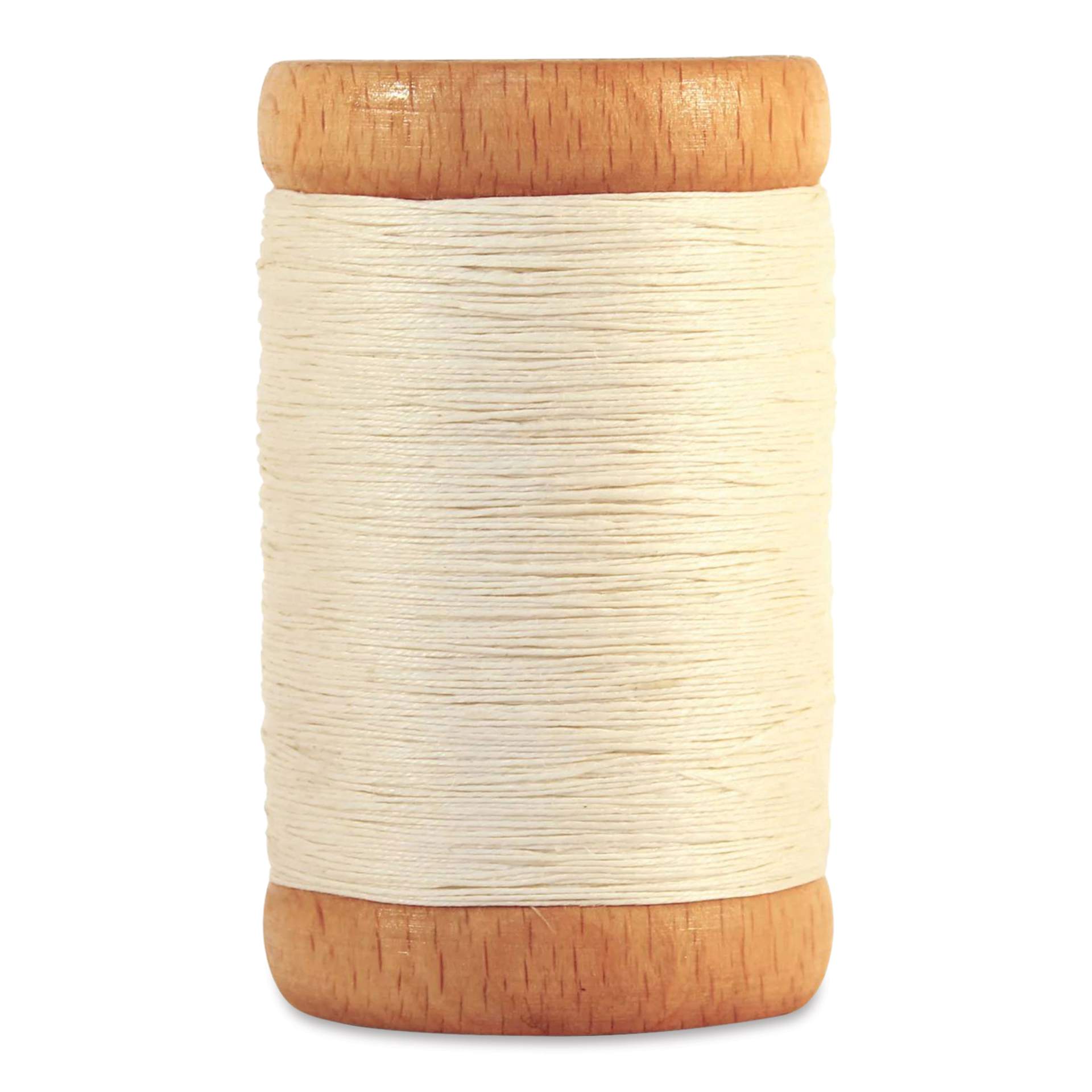 Hemptique Premium Linen Thread - Bleached, 0.6 mm