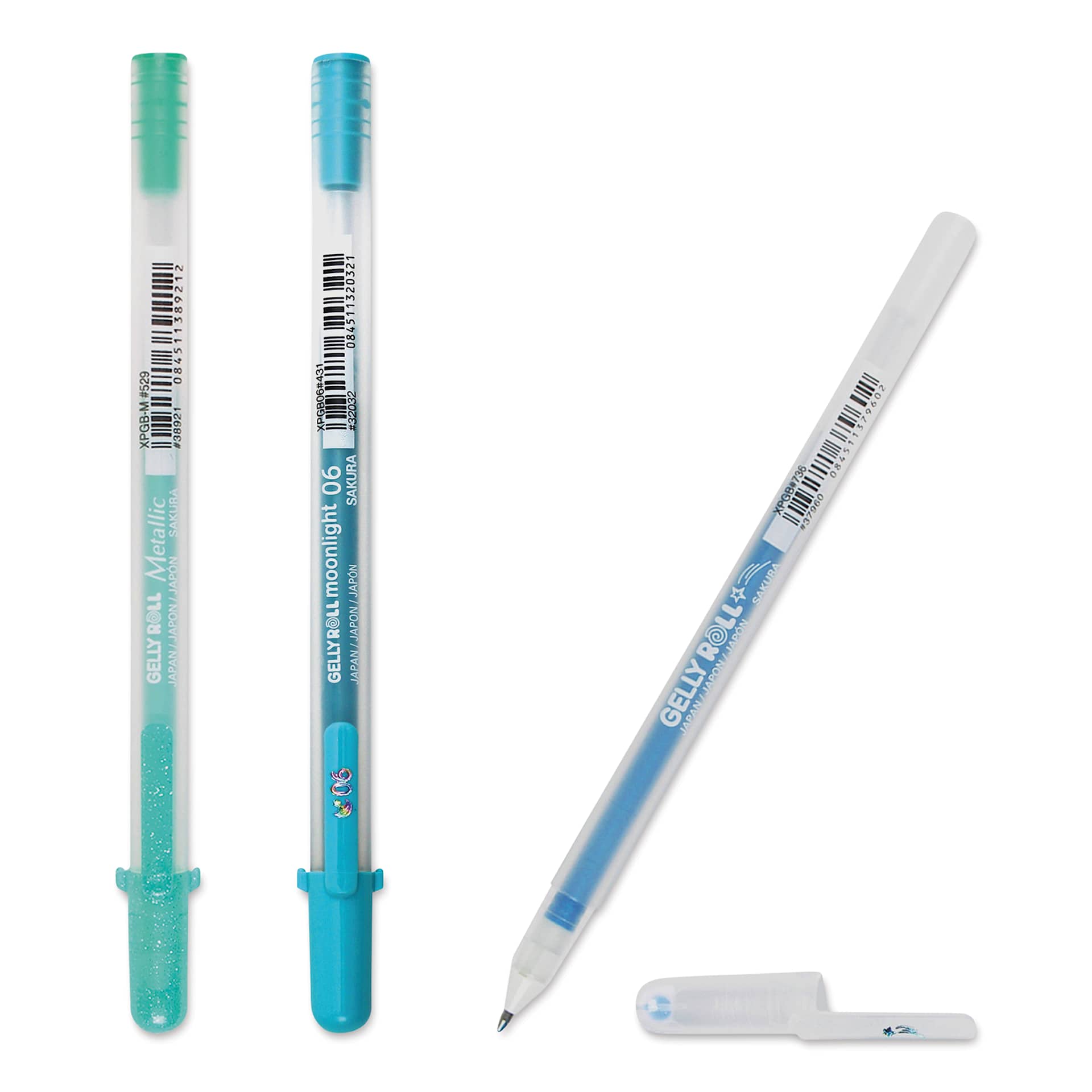 Sakura Gelly Roll Moods Collection Pens - Inspire, Set of 3, pens laid out