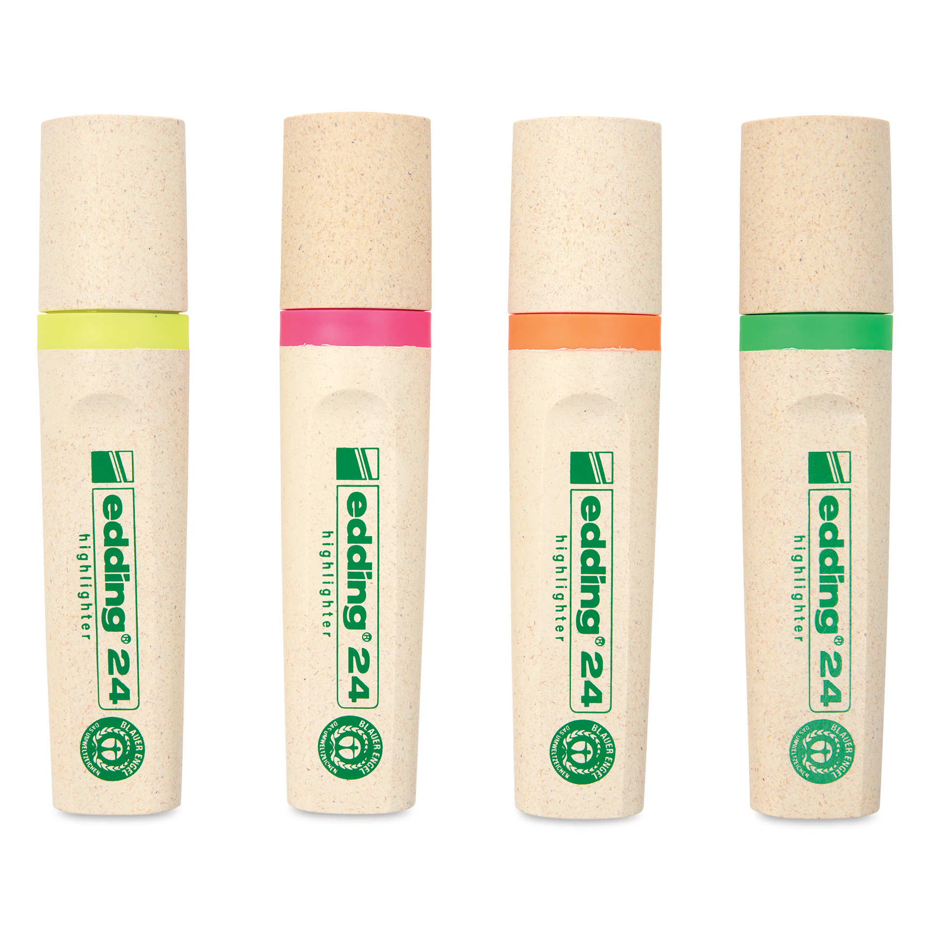Edding EcoLine Highlighters - Set of 4 set contents