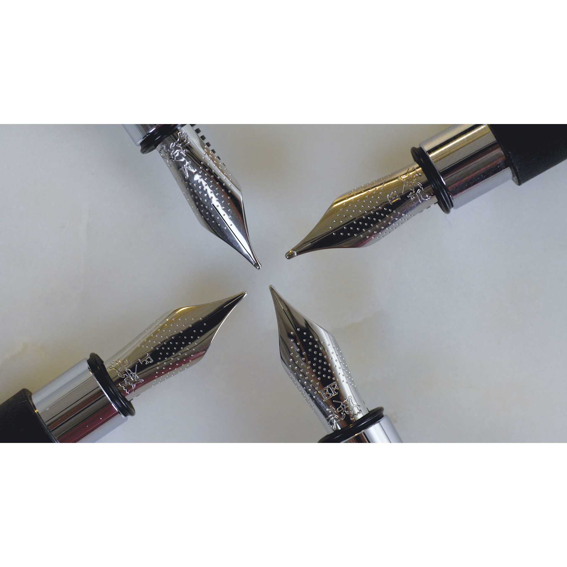 Faber-Castell Ambition Fountain Pens, close-up of the tips