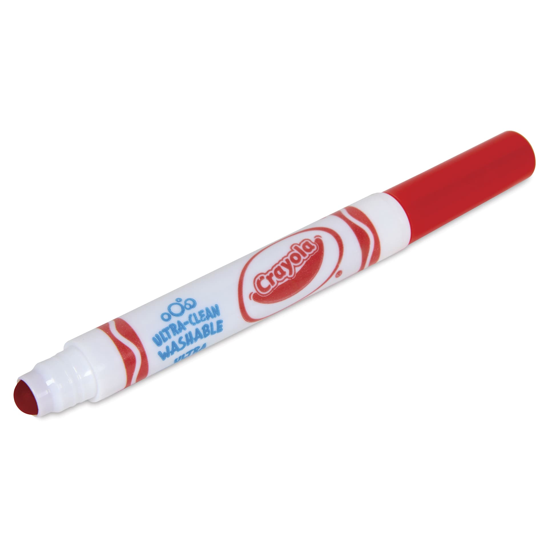 Crayola Ultra-Clean Washable Gumball Tip Markers - Assorted Colors, Set of 8, single marker shown