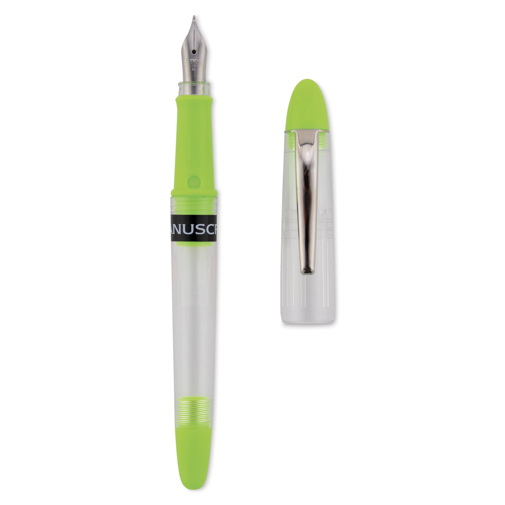 Manuscript Clarity Fountain Pen - Iridium Nib, Green