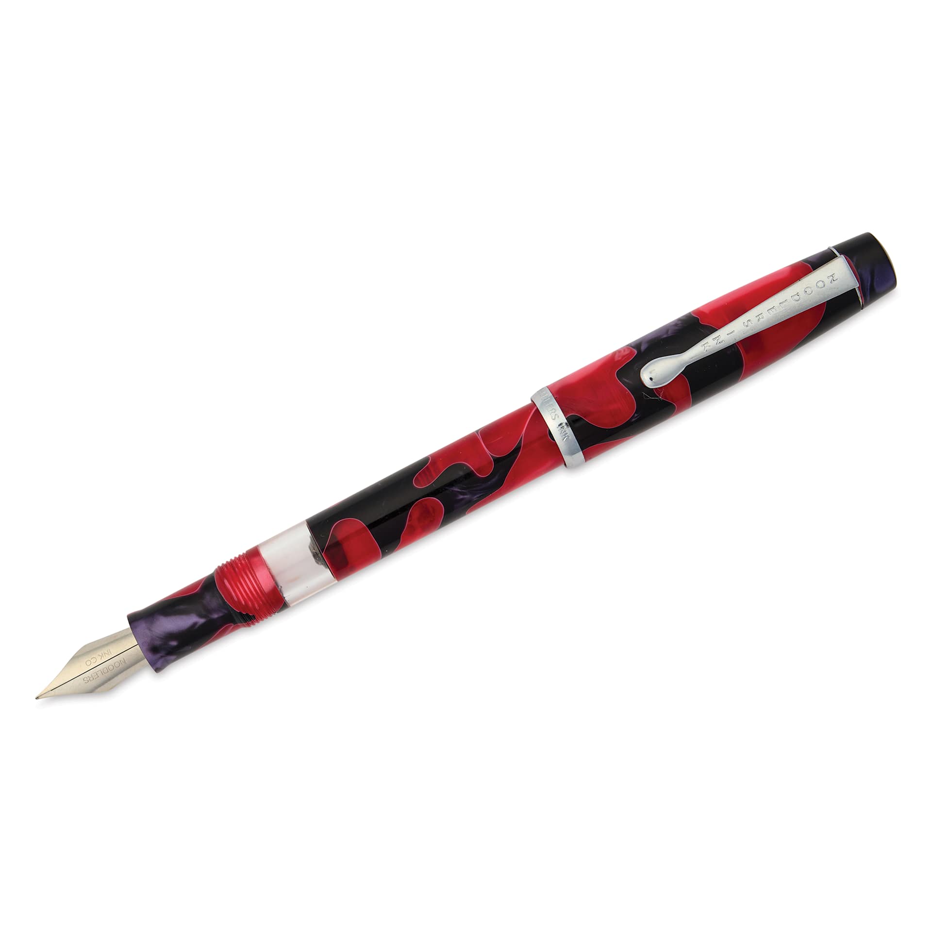 Noodler's Ink Konrad Acrylic Flex Fountain Pen - Forbidden City, cap off