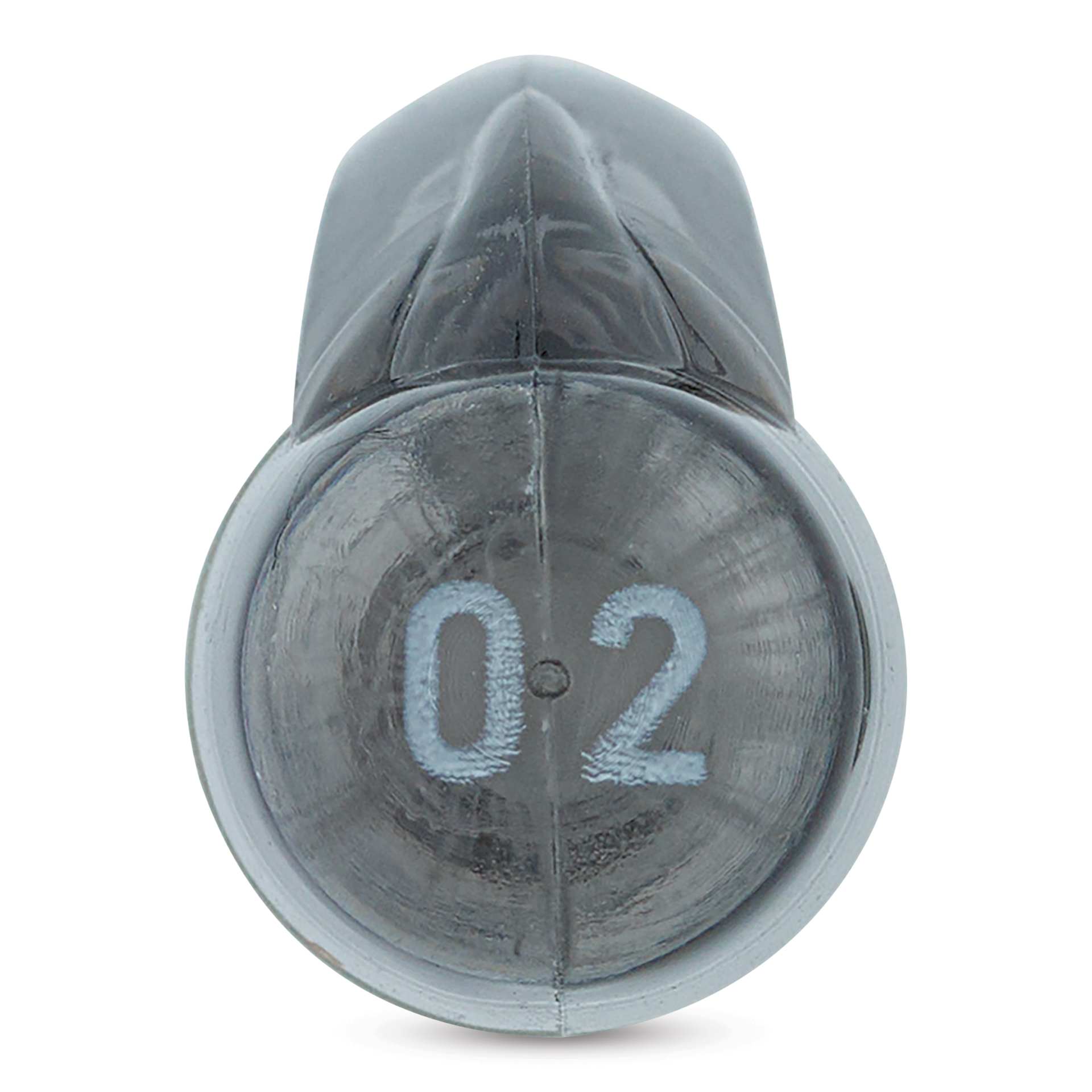Platinum Preppy Fountain Pen - Black, Extra Fine, close-up of cap engraving