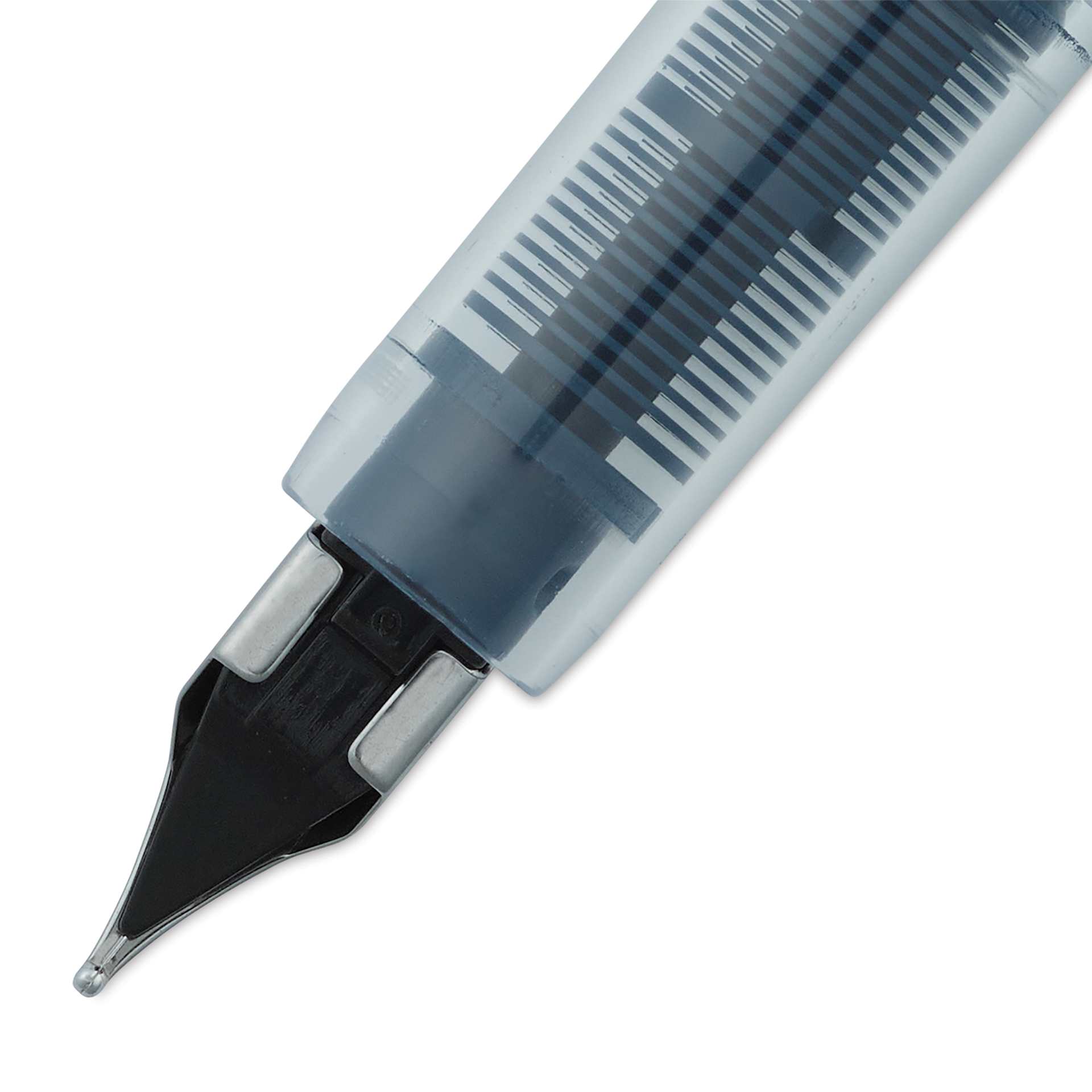 Platinum Preppy Fountain Pen - Blue Black, Medium, close-up, back of nib
