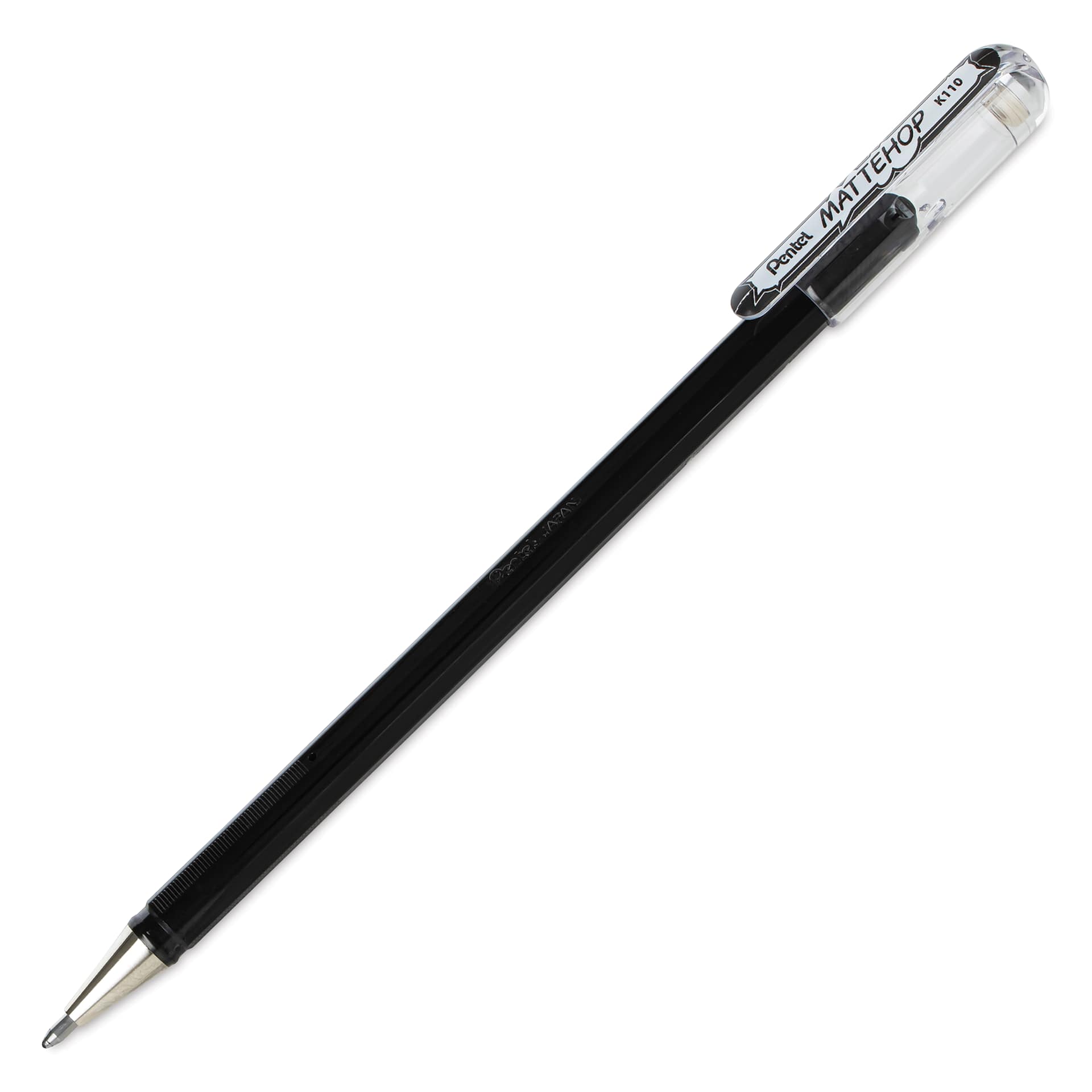 Pentel Arts Hybrid Mattehop Gel Roller Pen - Matte Black