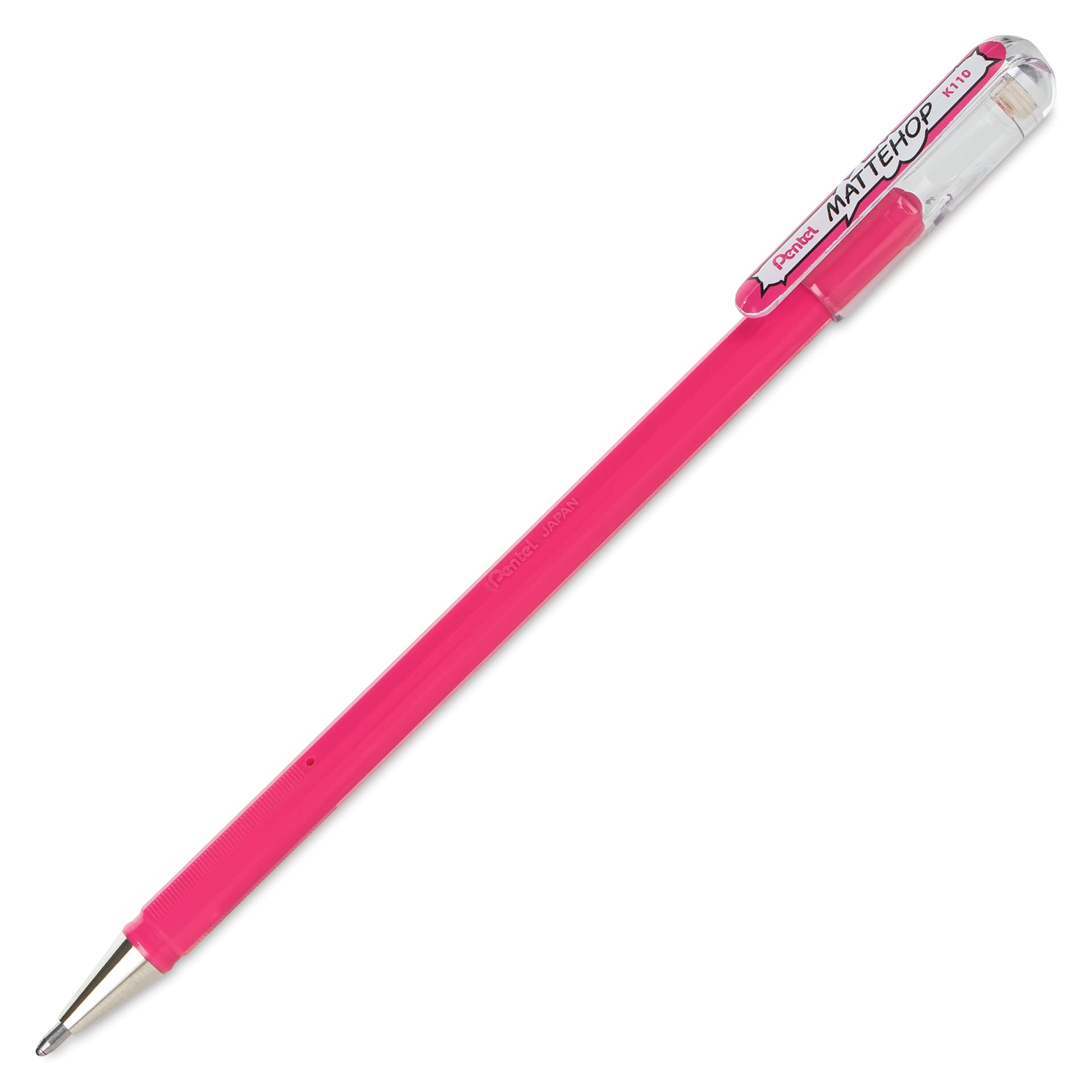 Pentel Arts Hybrid Mattehop Gel Roller Pen - Matte Pink