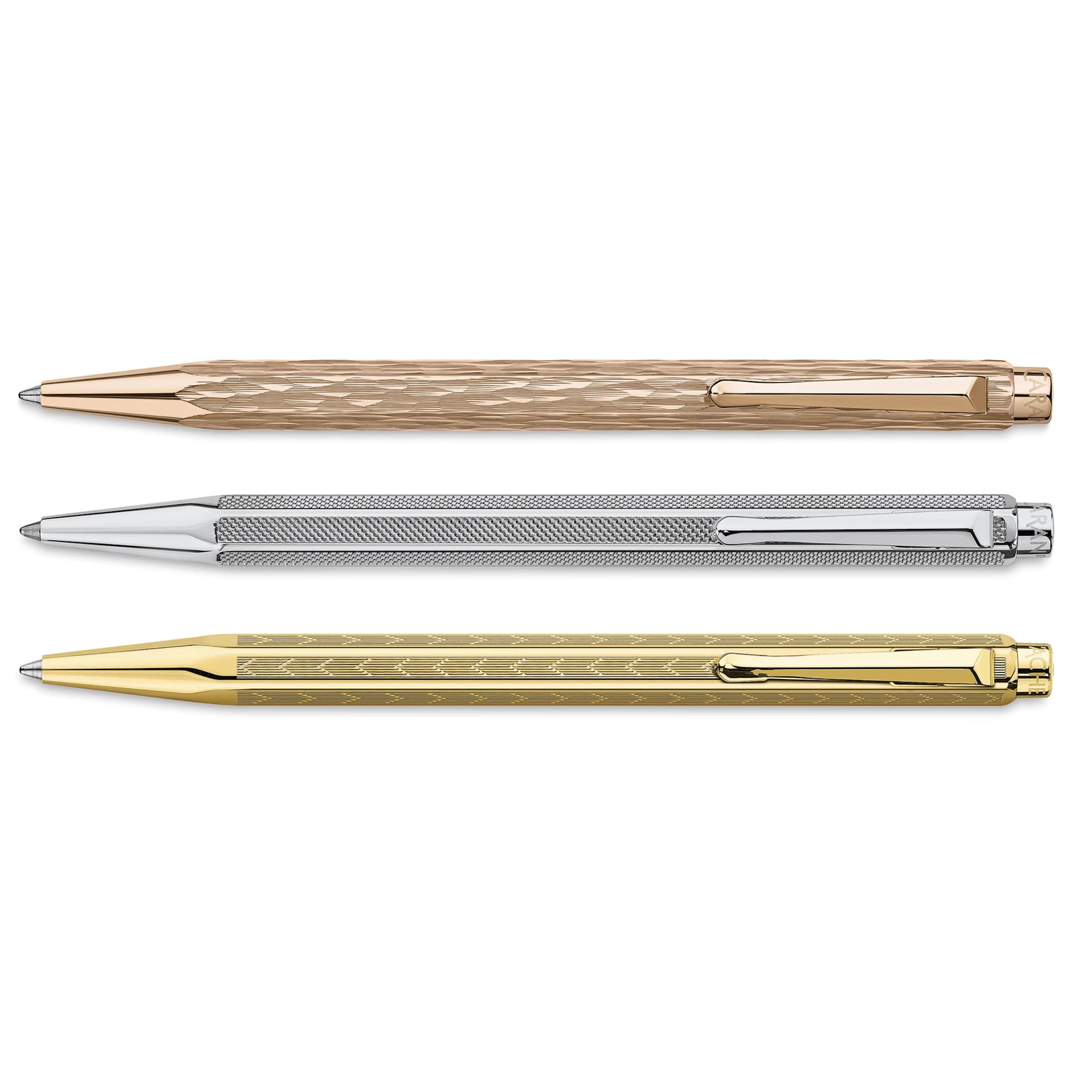 Caran d'Ache Ecridor Chevron Ballpoint Pens