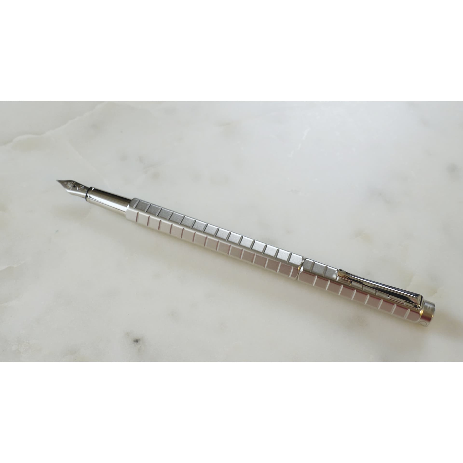 Caran d'Ache Ecridor Avenue Fountain Pen - Platinum Coated, Fine