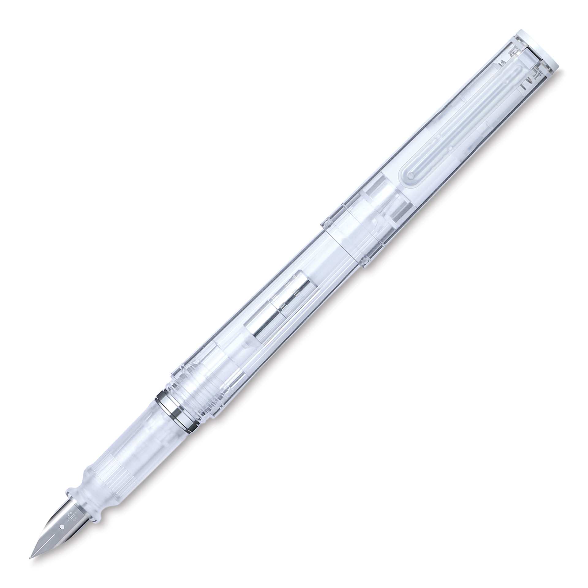 Sailor TUZU Adjust Fountain Pen - Glassy Crystal White, Fine