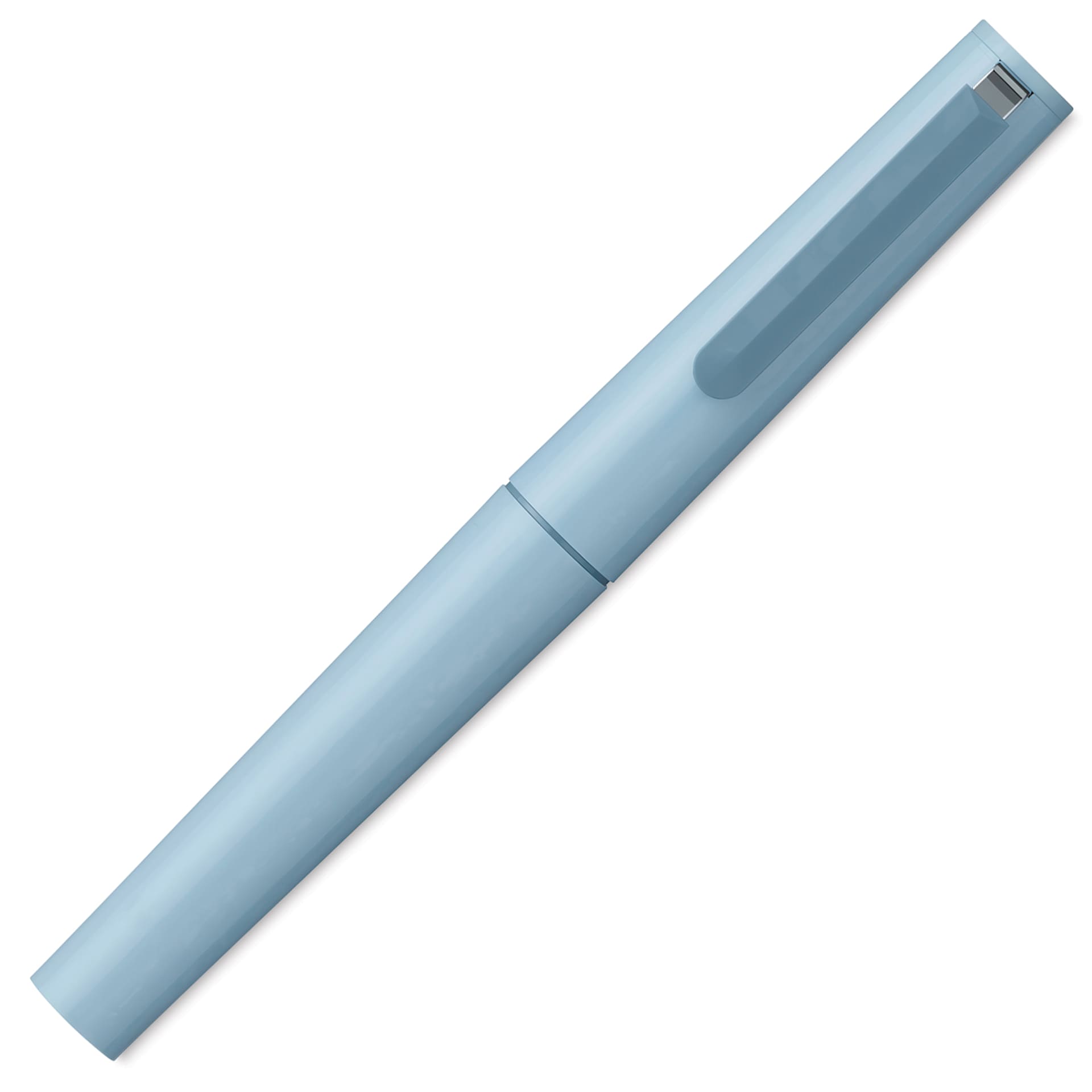 Sailor TUZU Adjust Fountain Pen - Light Blue, Broad, cap on