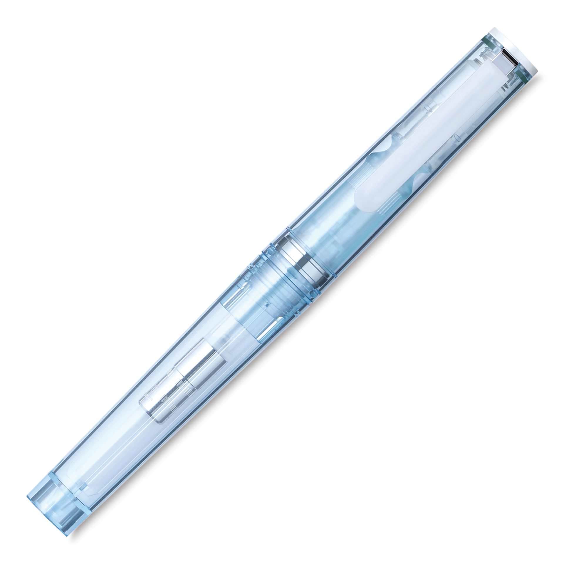 Sailor TUZU Adjust Fountain Pen - Glassy Crystal Sky, Fine, capped
