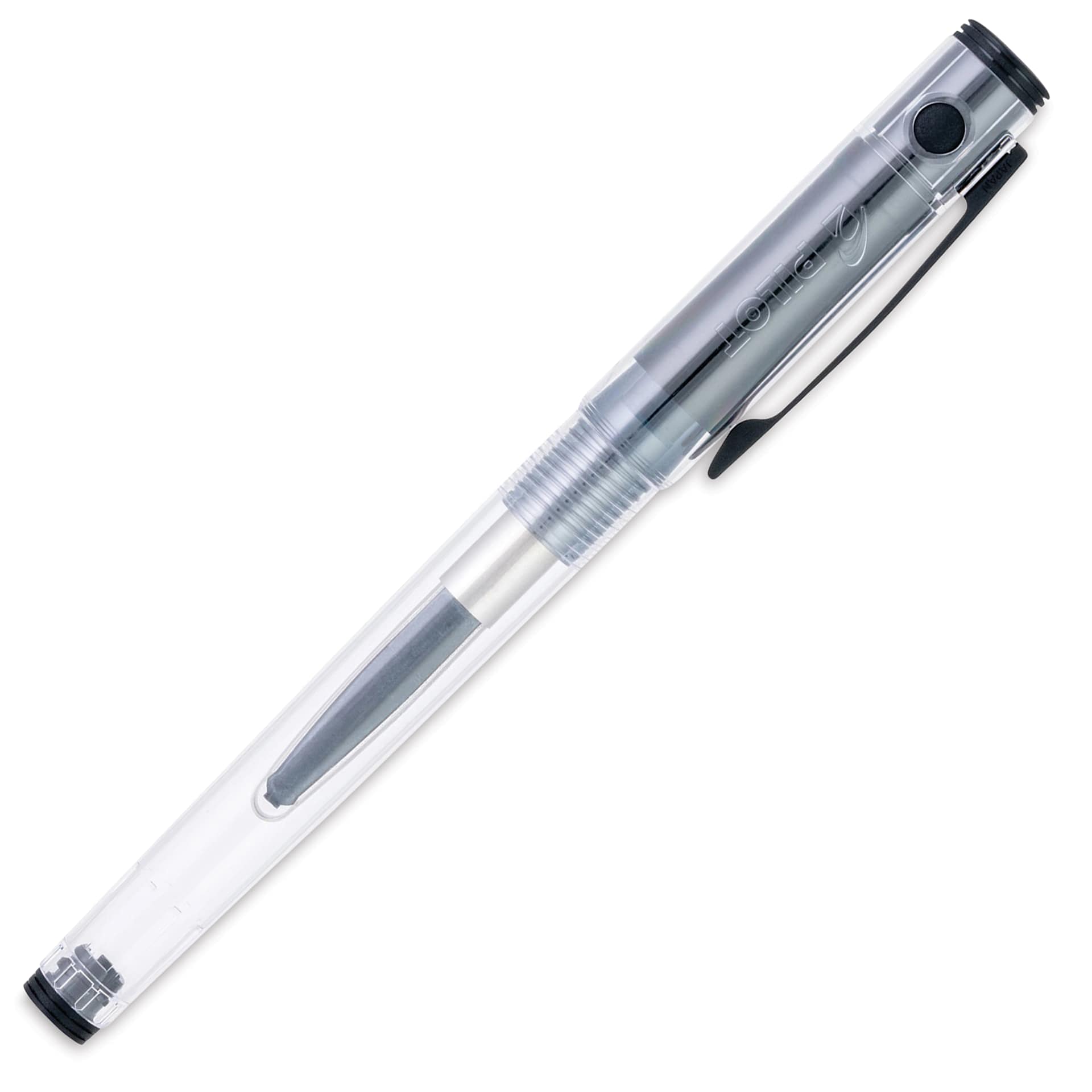 Pilot Explorer Fountain Pen - Clear, cap on