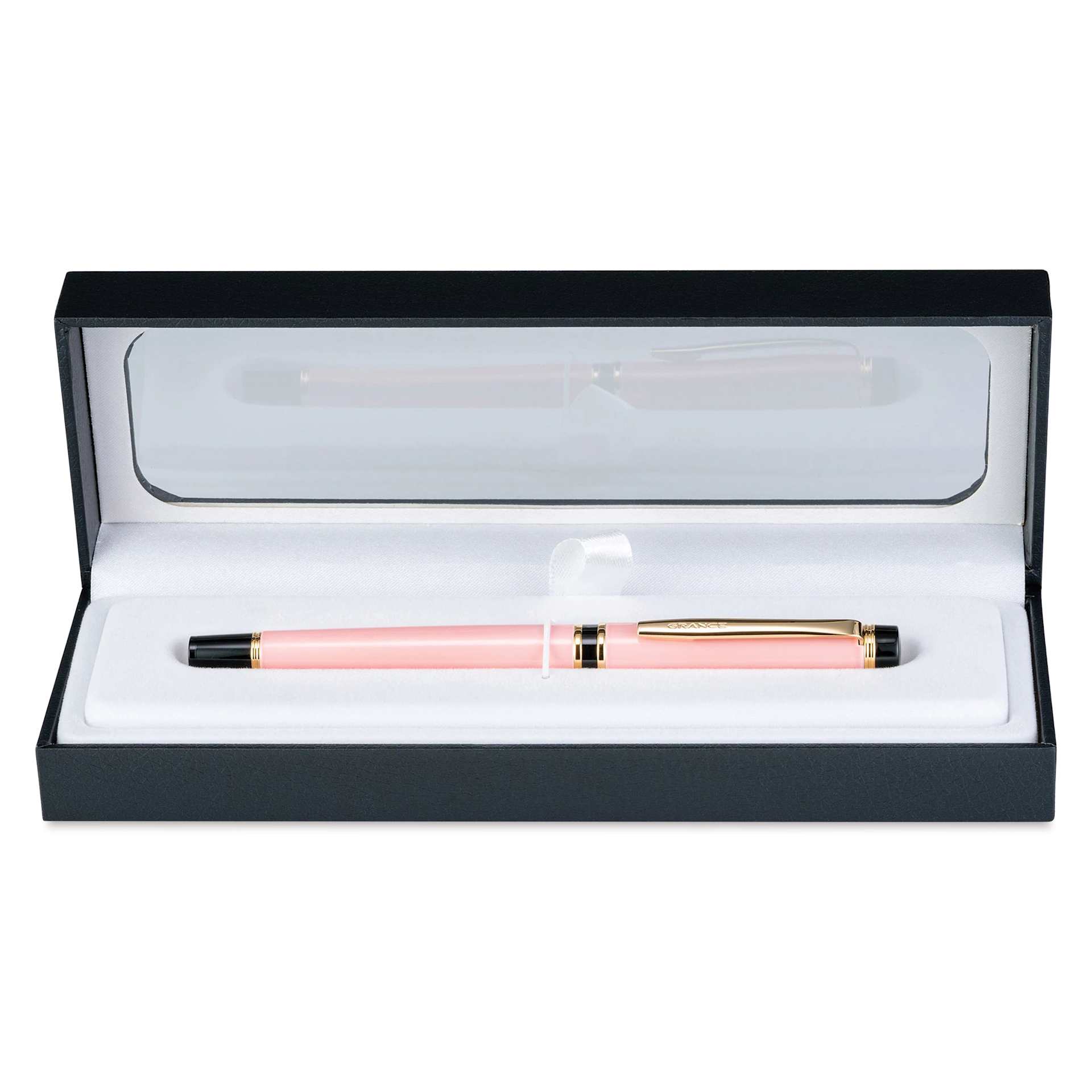 Pilot Grance Fountain Pen - Light Pink, inside of the case