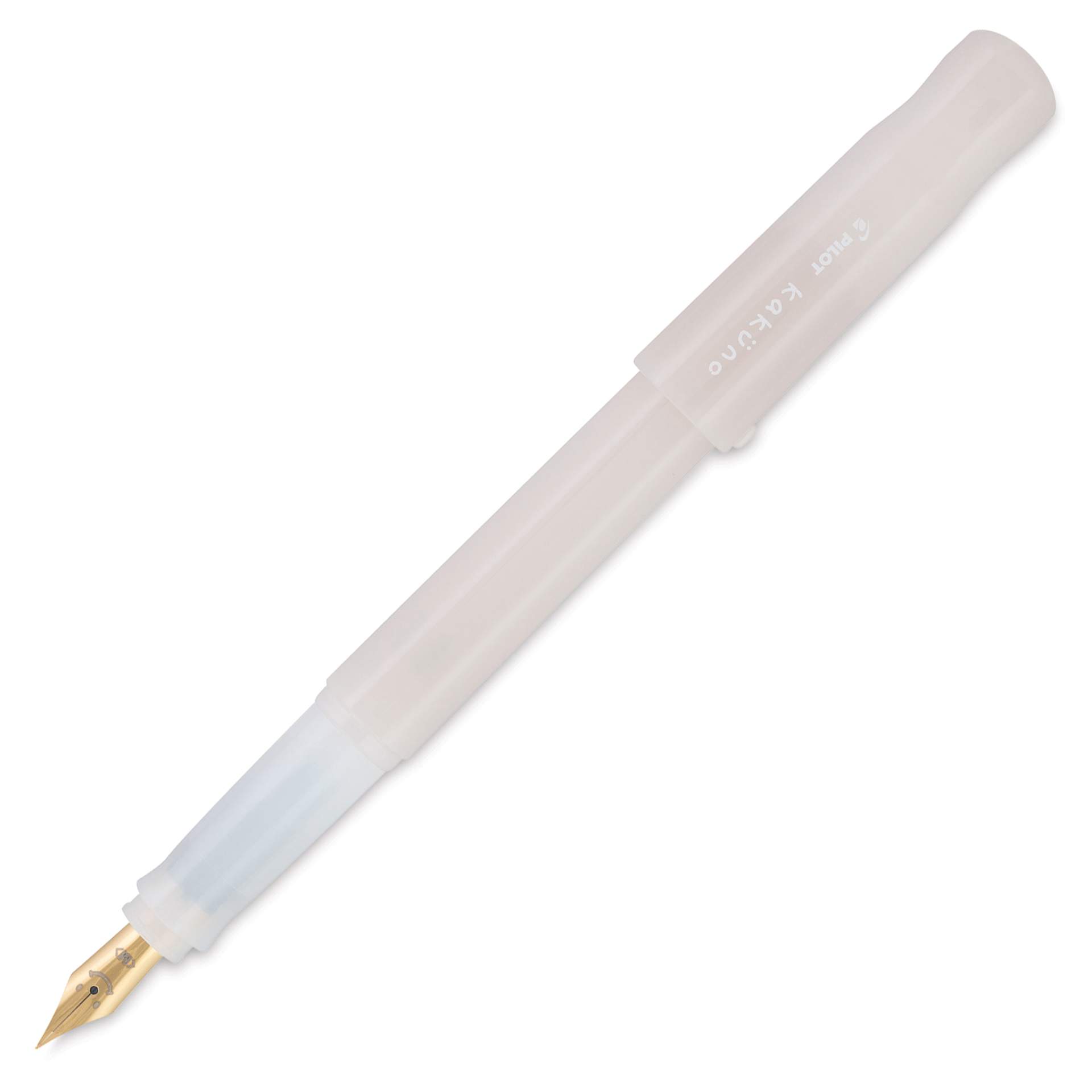 Pilot Kakuno Madoromi Fountain Pen - Cumulus White, Medium Nib