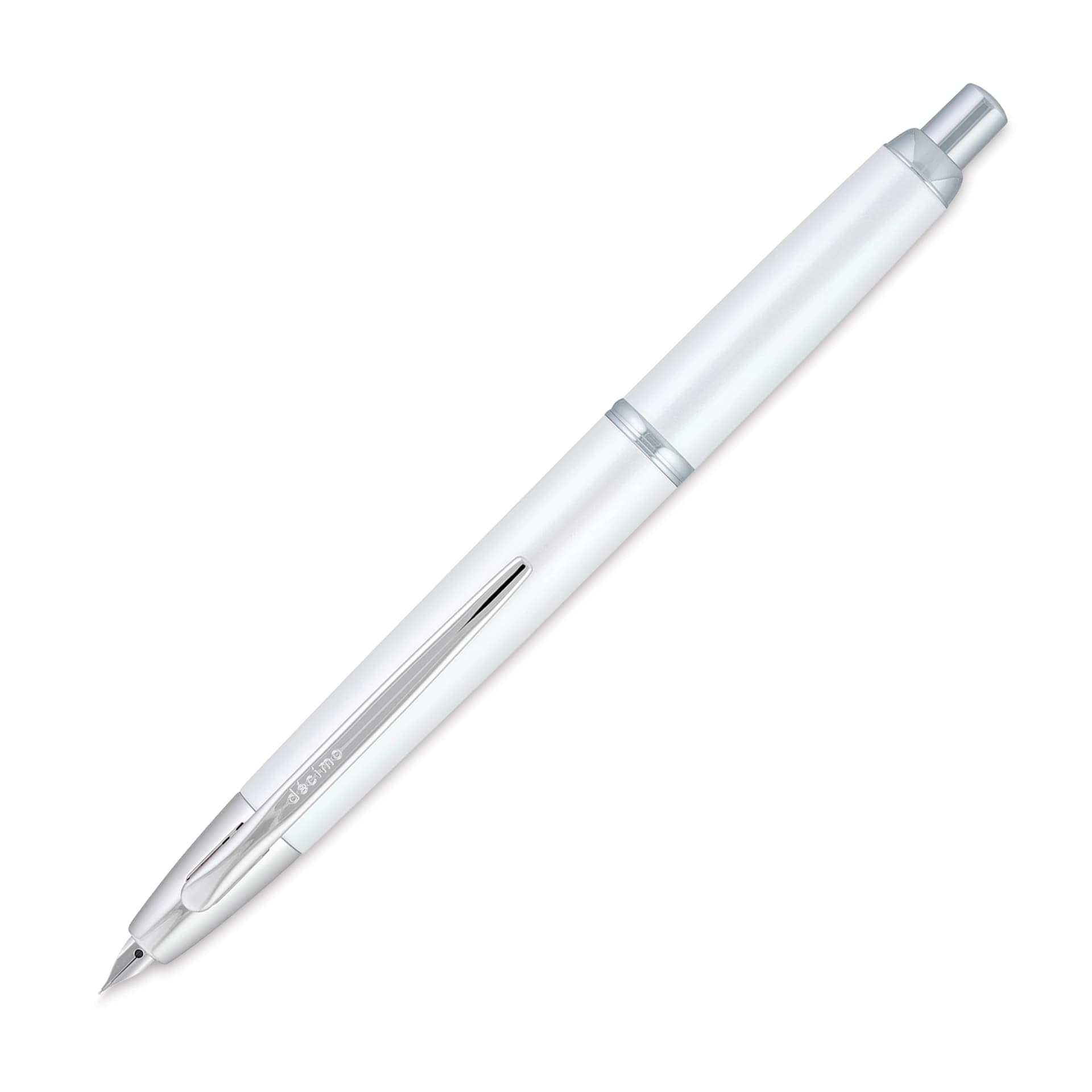 Pilot Vanishing Point Decimo Fountain Pen - White, Medium