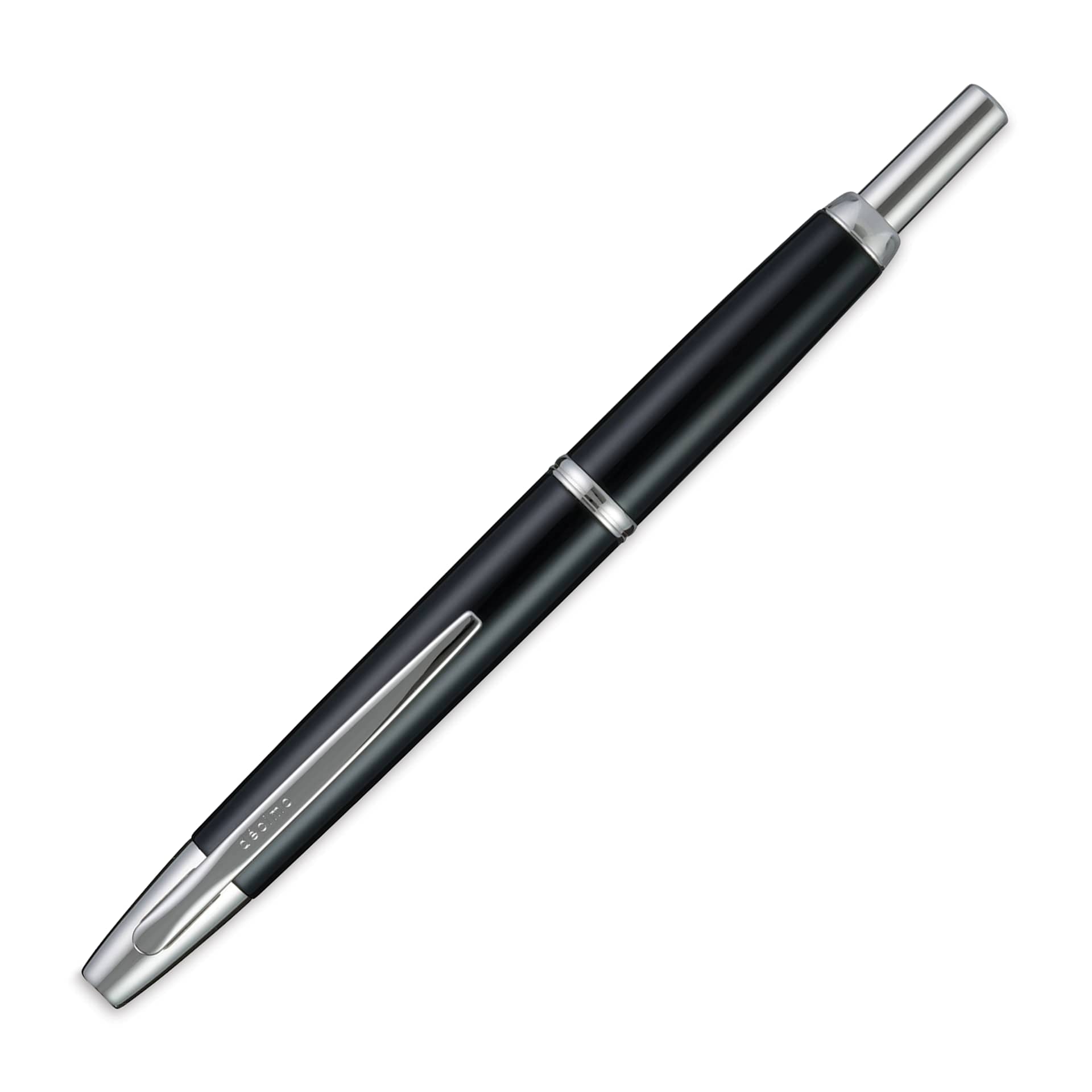 Pilot Vanishing Point Decimo Fountain Pen - Black, Extra Fine, nib retracted