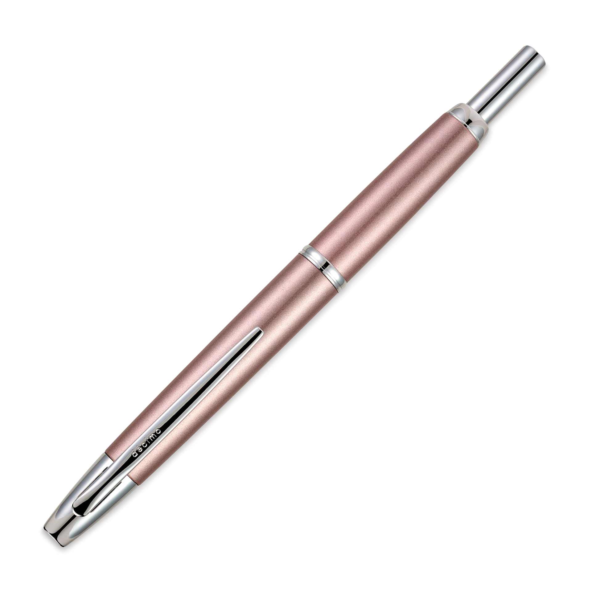 Pilot Vanish Point Decimo Fountain Pen - Champagne, Extra Fine, nib retracted
