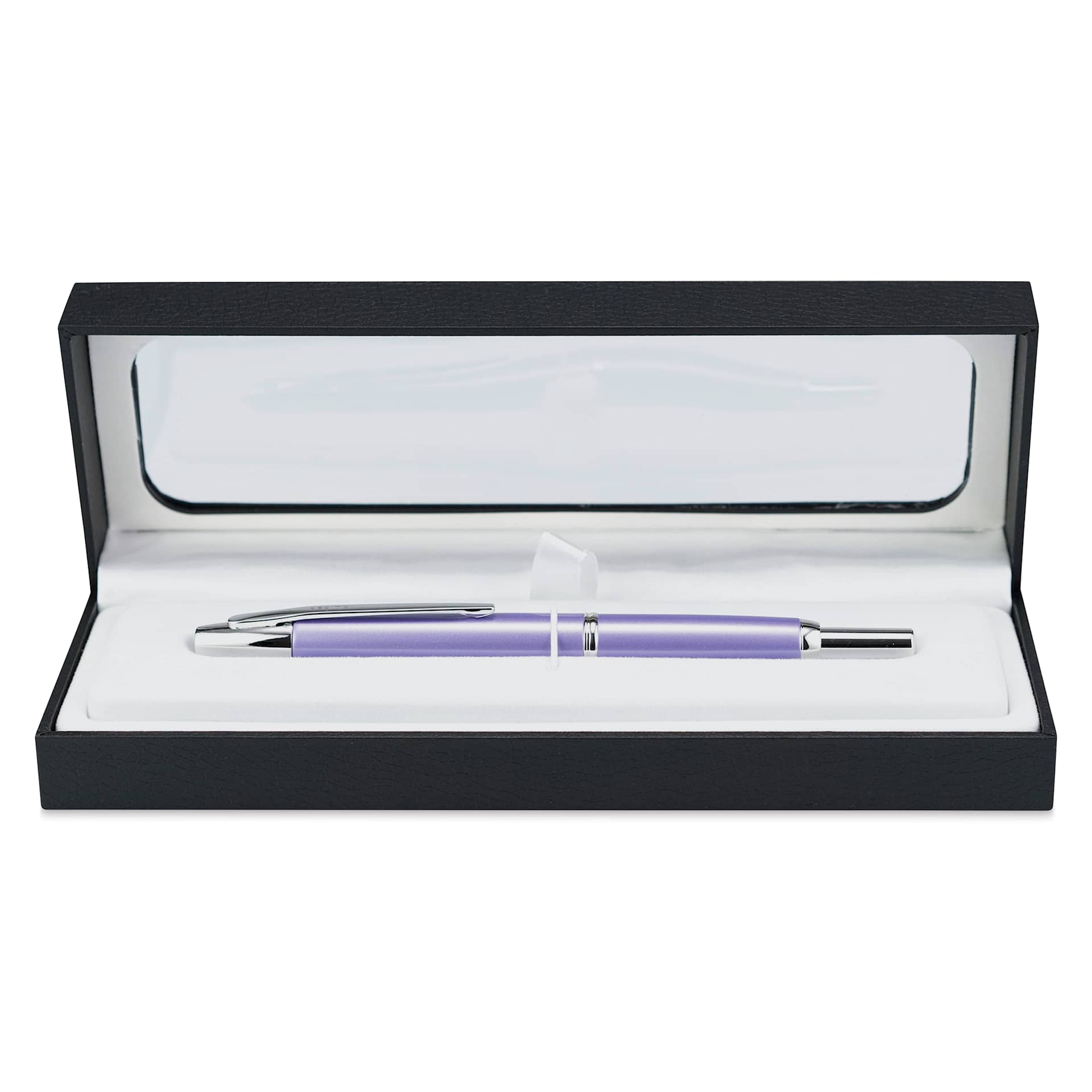 Pilot Vanish Point Decimo Fountain Pen - Purple, Fine, inside of the packaging