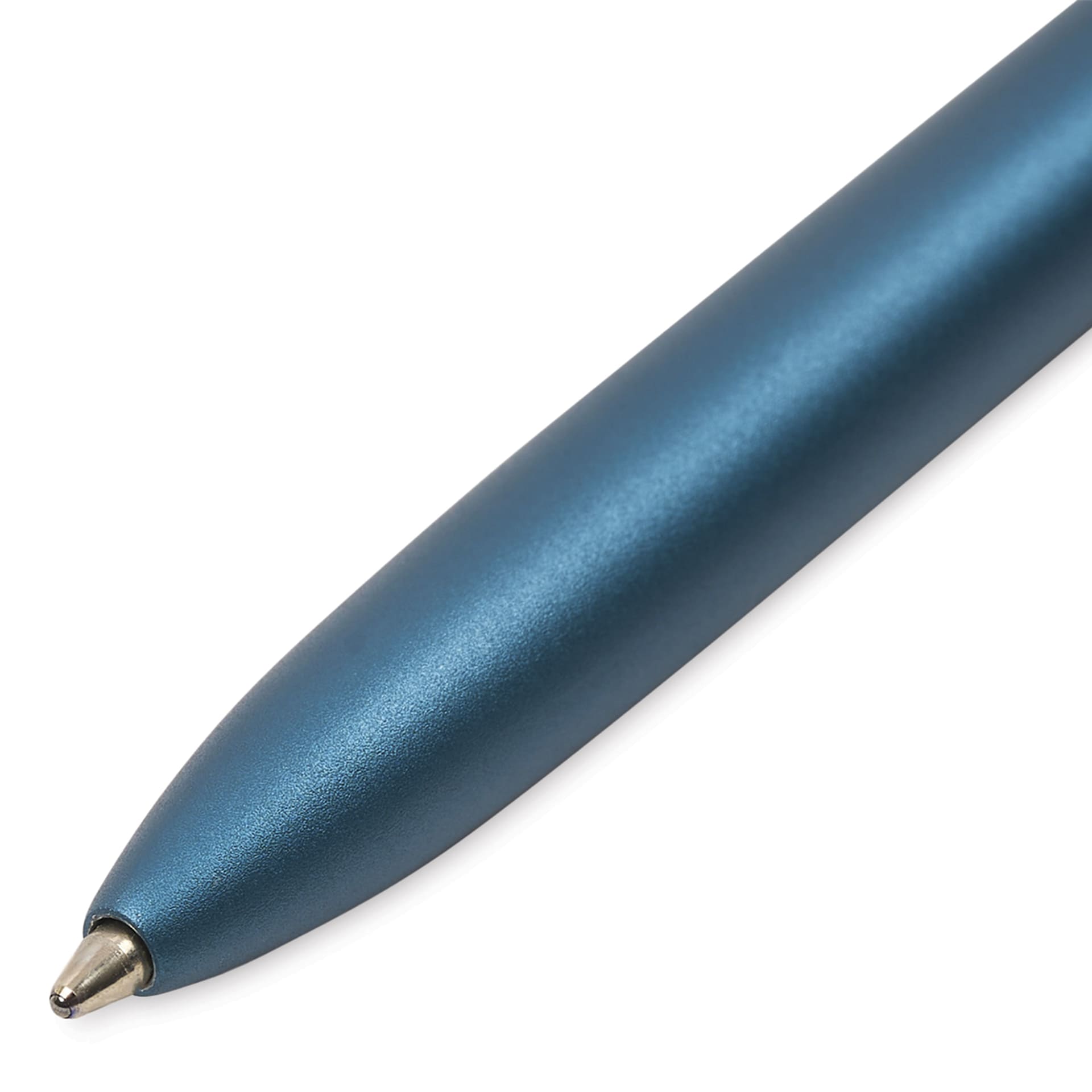 Pelikan Ineo Ballpoint Pen - Ocean Blue close up of point