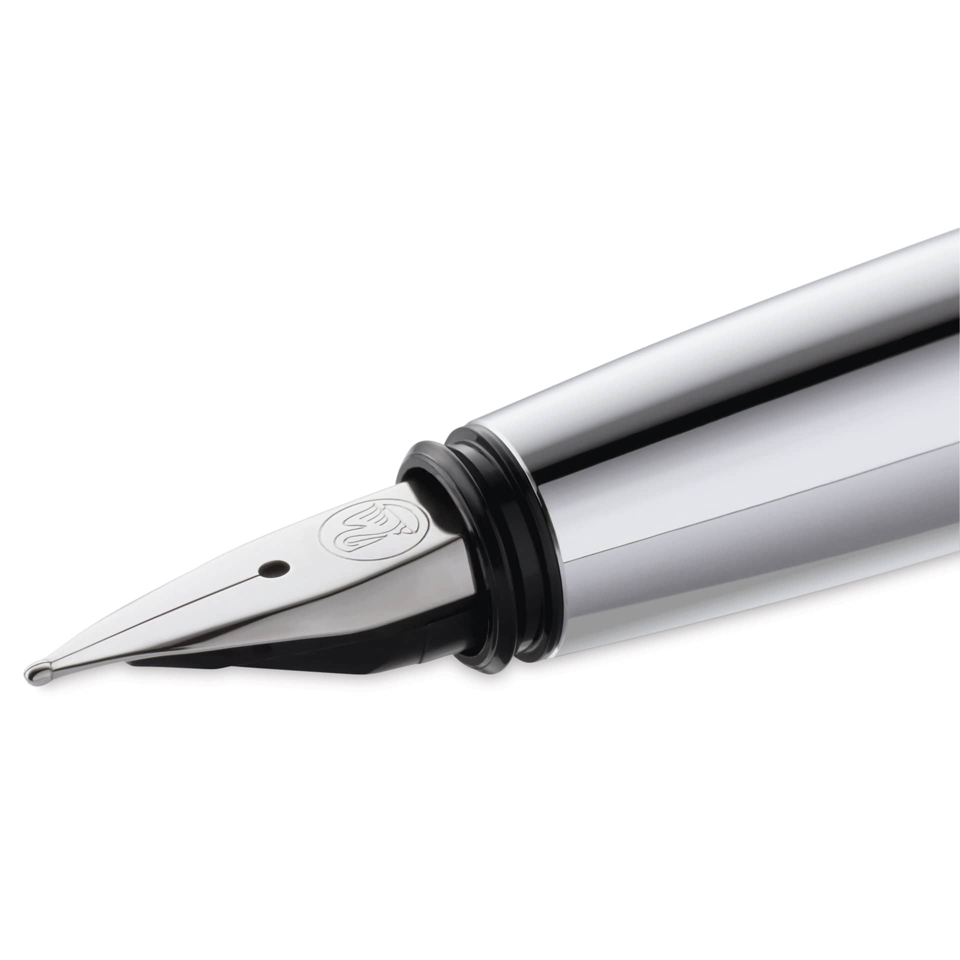 Pelikan Pura Fountain Pen - Purple, close-up of nib