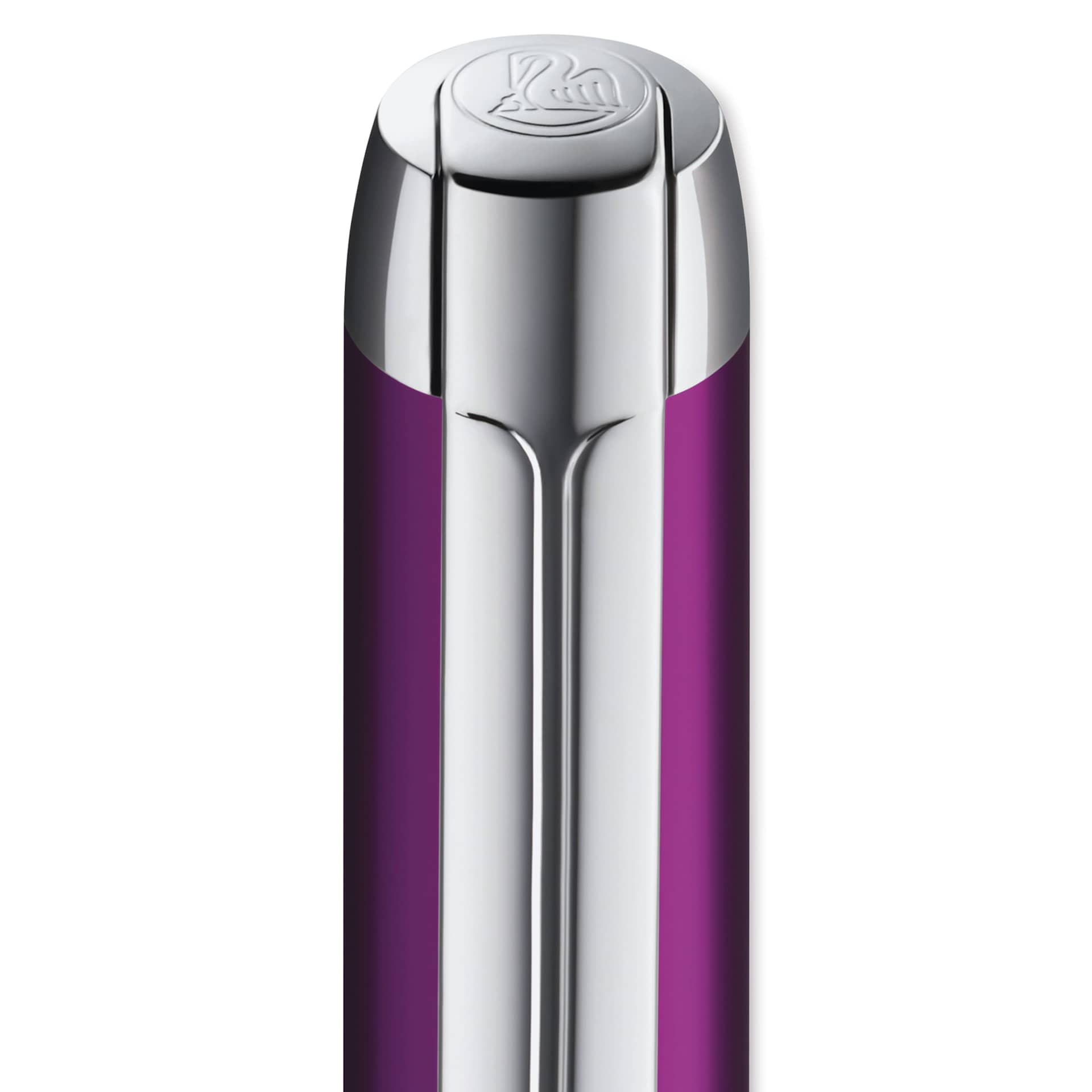 Pelikan Pura Fountain Pen - Purple, clip