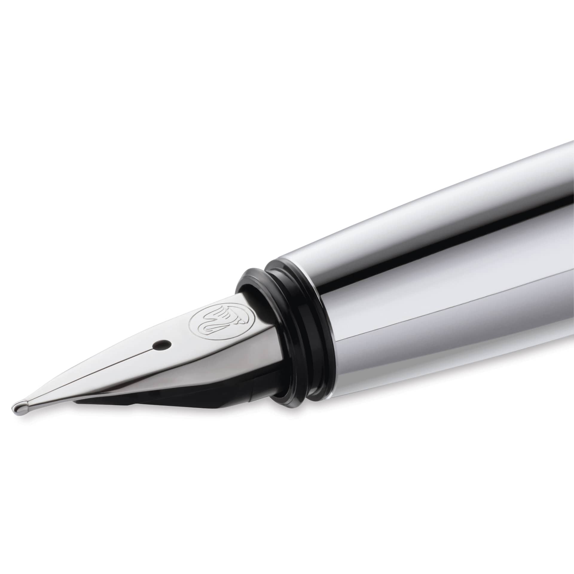 Pelikan Pura Fountain Pen - Anthracite, close-up of nib