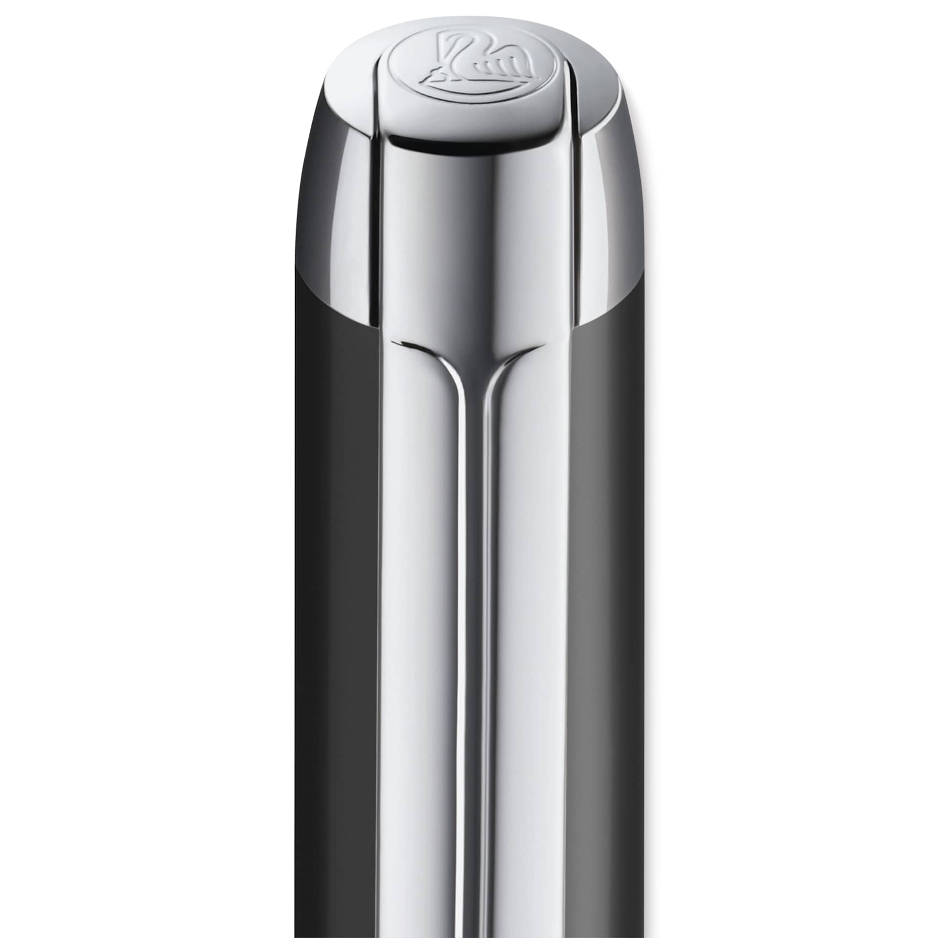 Pelikan Pura Rollerball Pen - Anthracite close up of cap