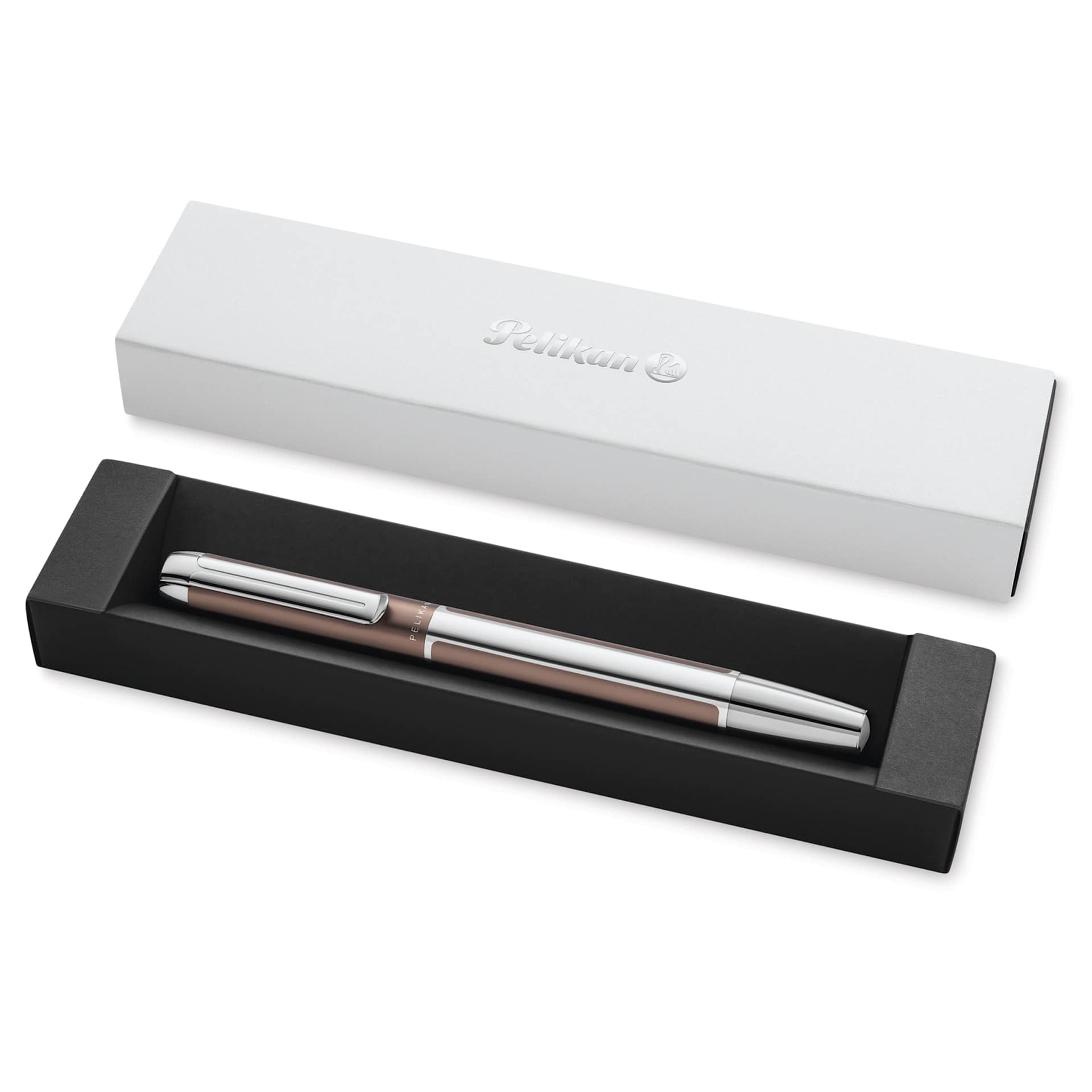 Pelikan Pura Rollerball Pen - Mocha in case