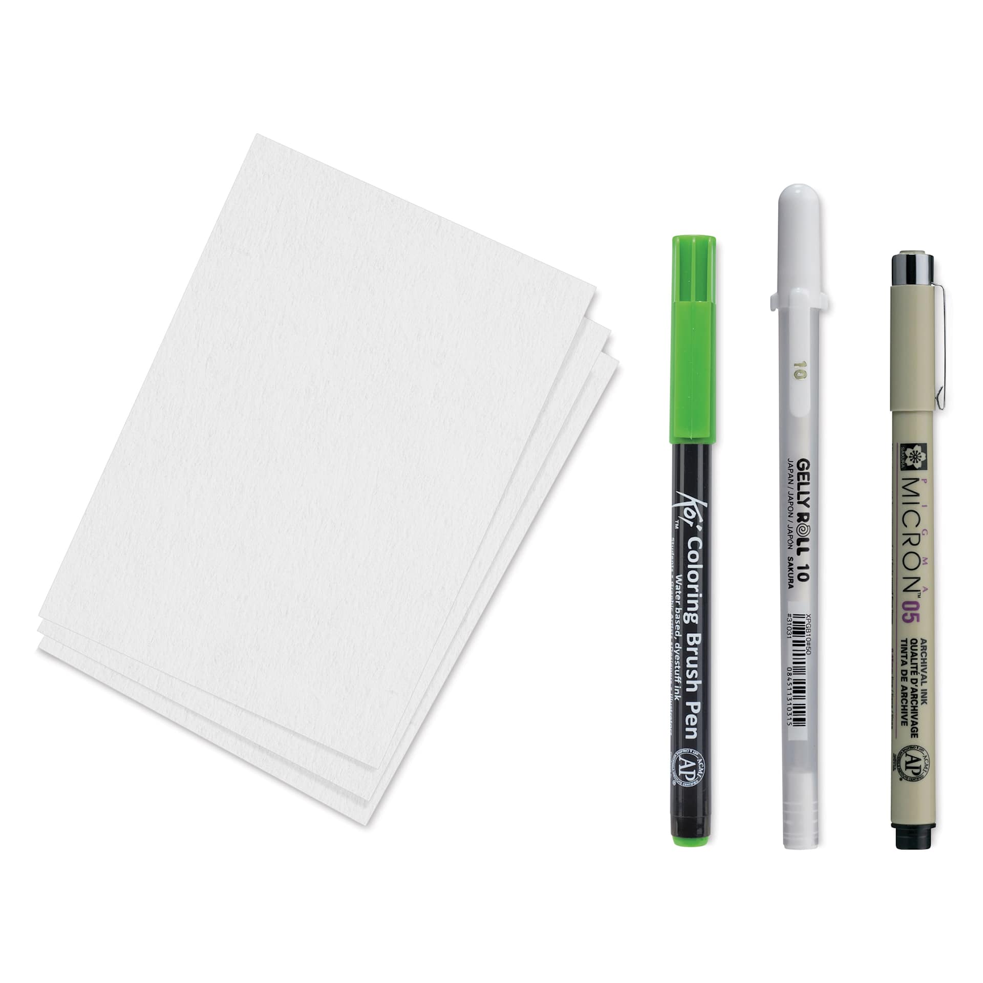 Sakura Creative Kit - Manga, contents laid out
