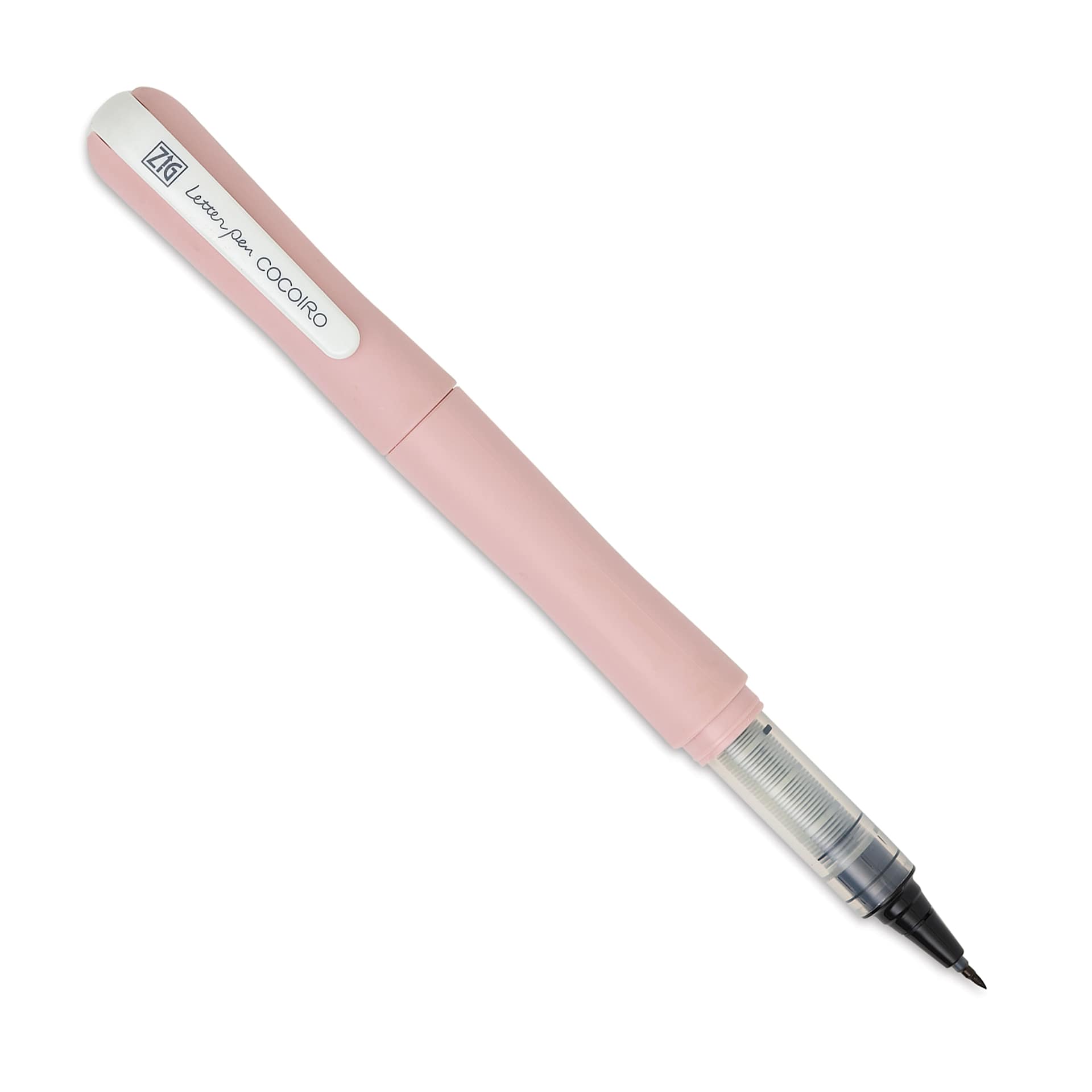 Kuretake Zig Cocoiro Letter Pen - Potter's Pink, Extra Fine Brush Nib