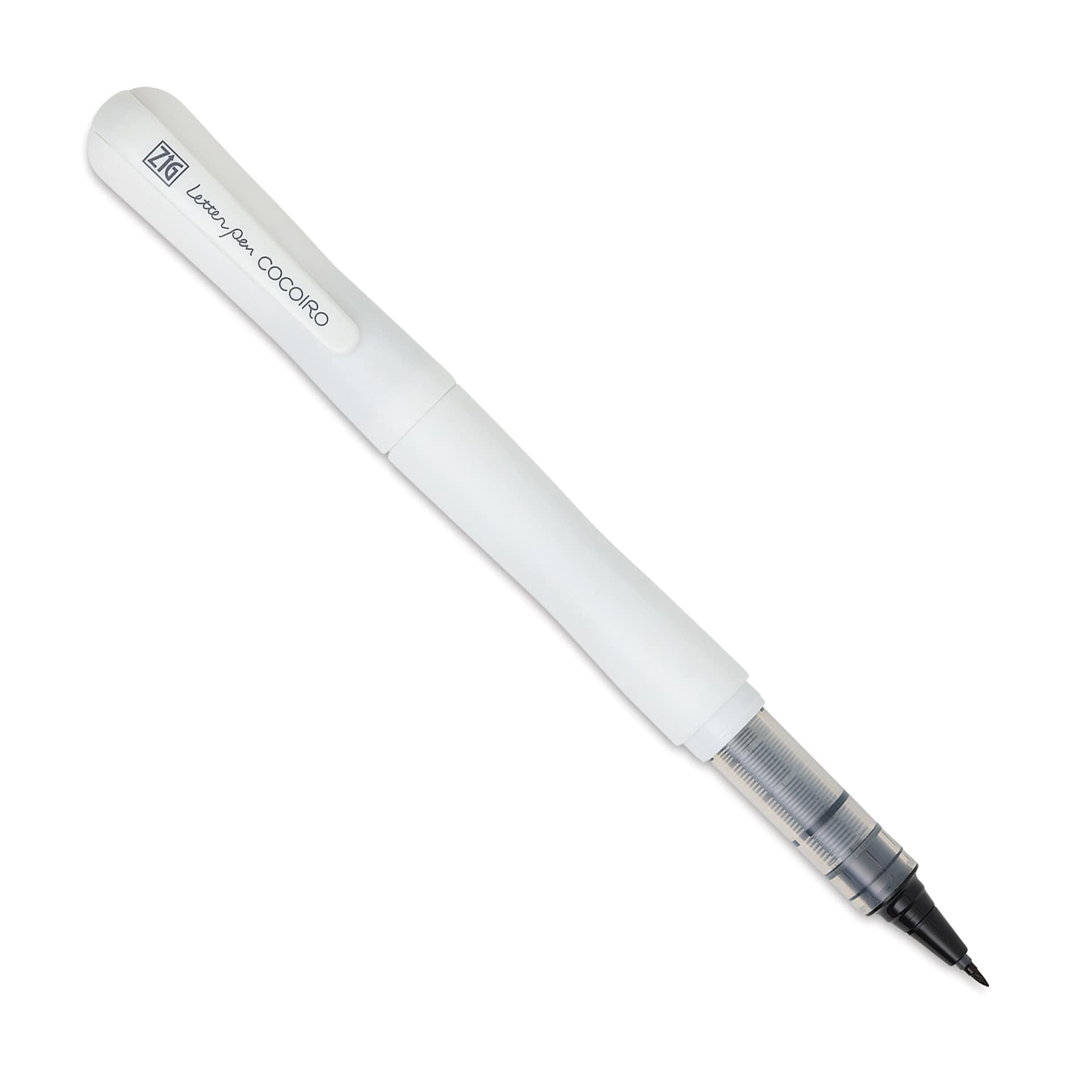 Kuretake Zig Cocoiro Letter Pen - White, Extra Fine Brush Nib