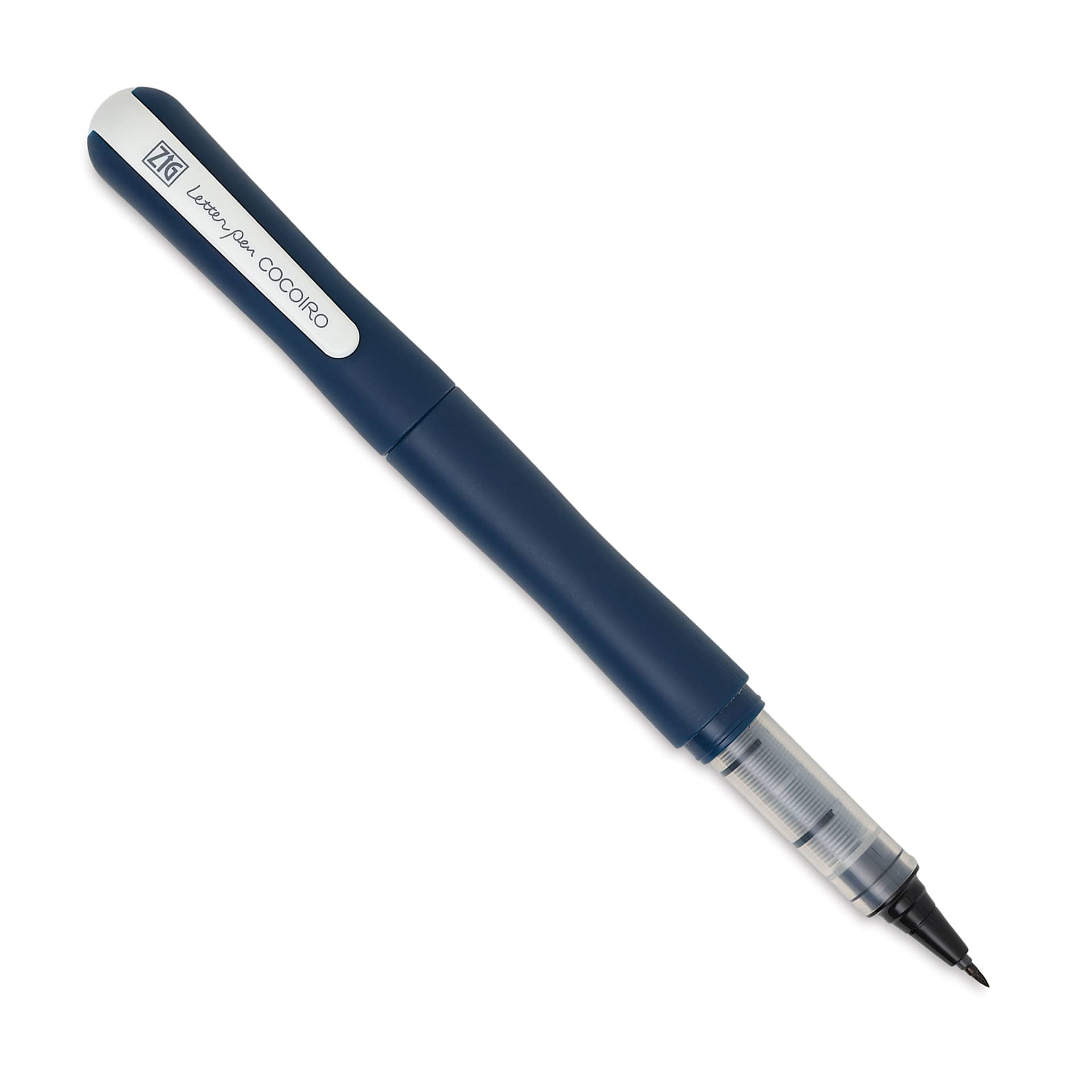 Kuretake Zig Cocoiro Letter Pen - Deep Blue, Extra Fine Brush Nib