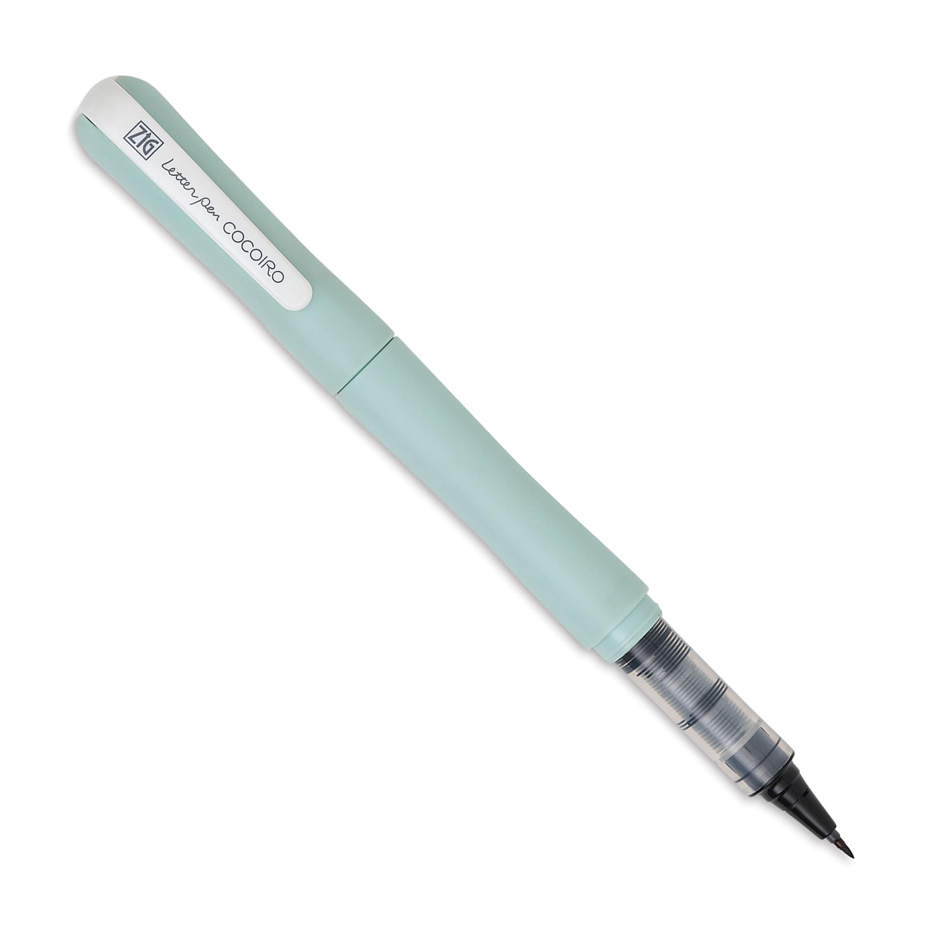 Kuretake Zig Cocoiro Letter Pen - Haze Blue, Extra Fine Brush Nib