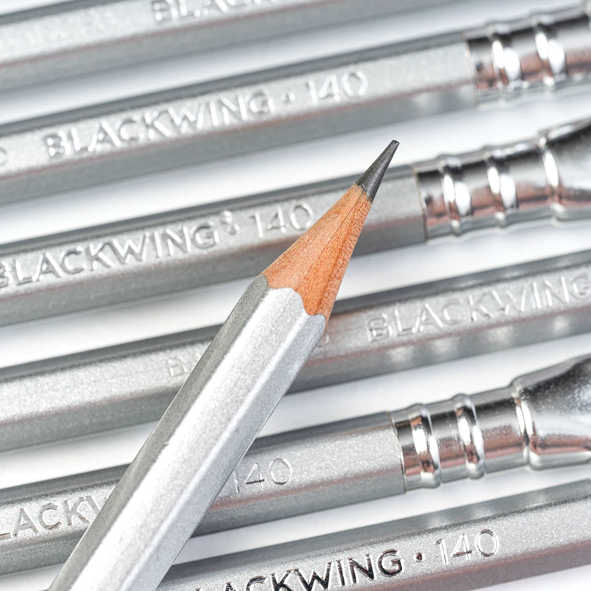 Blackwing Volume 140 Pencils - Set of 12, close up of sharpened point