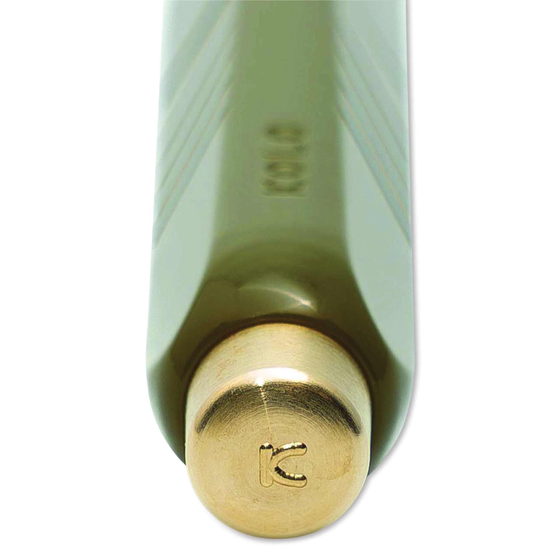 Kolo Tino Acrylic Fountain Pen - Wasabi, end of cap