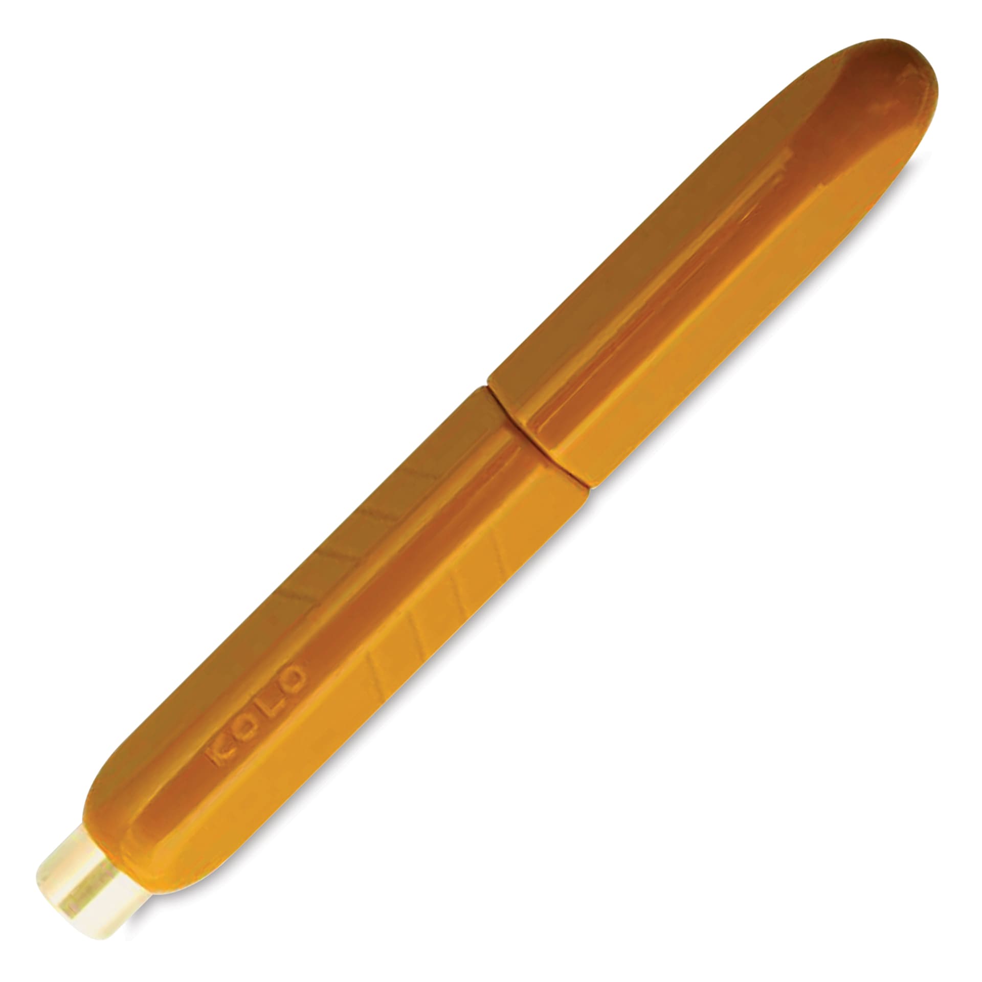 Kolo Tino Acrylic Fountain Pen - Sunny, cap on