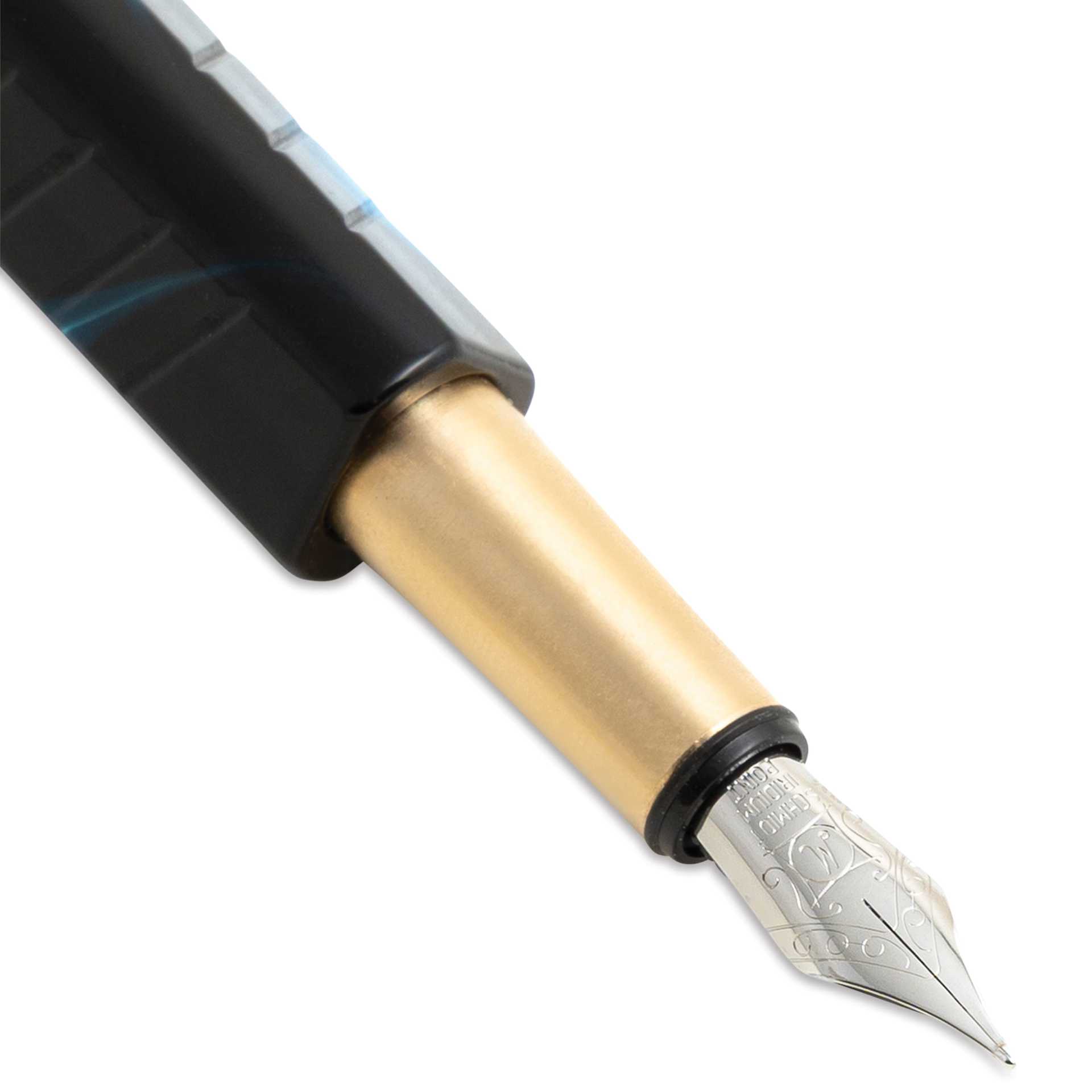 Kolo Tino Acrylic Fountain Pen - Deep Ocean, Limited Edition, nib