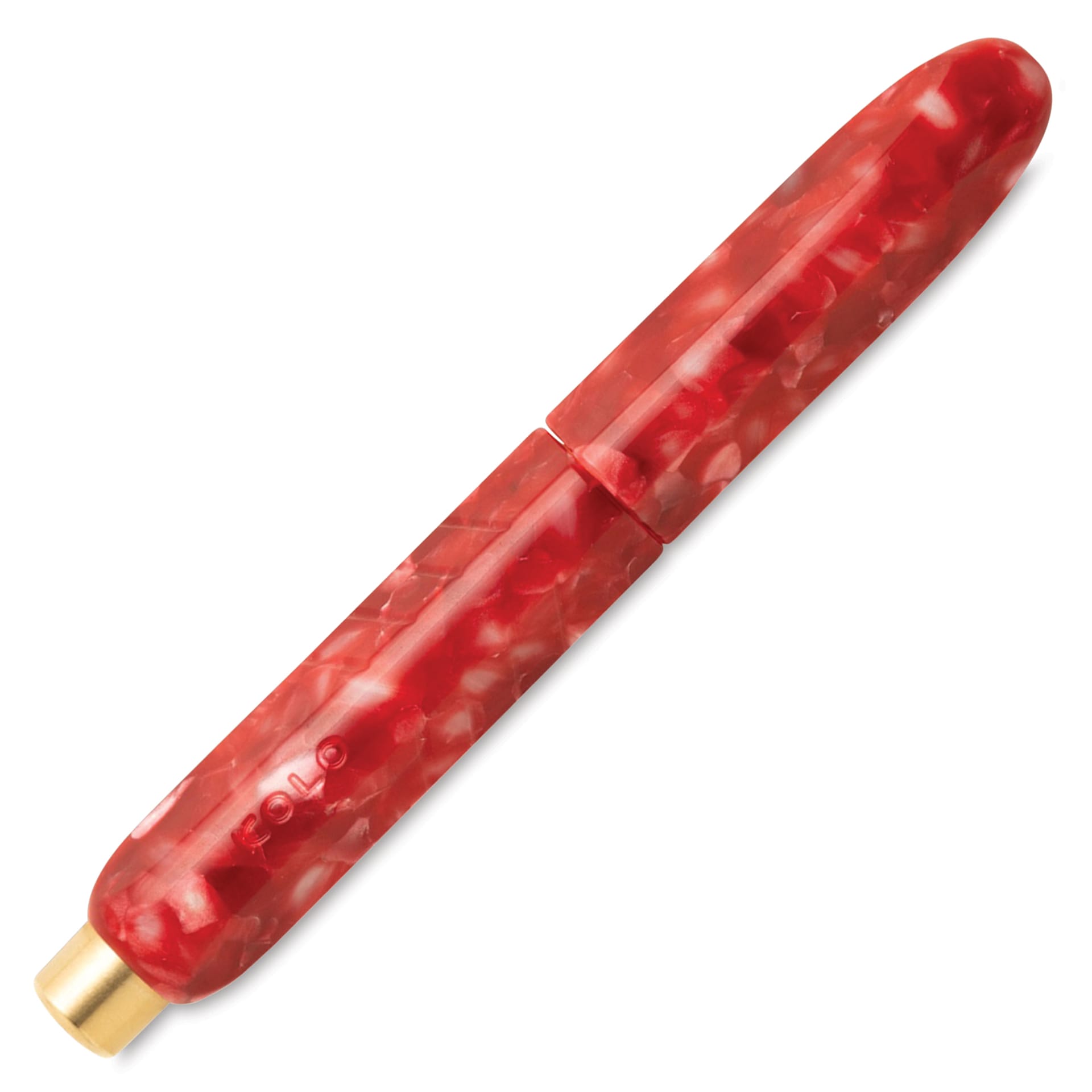 Kolo Tino Acrylic Fountain Pen - Rock Candy, Limited Edition, cap on