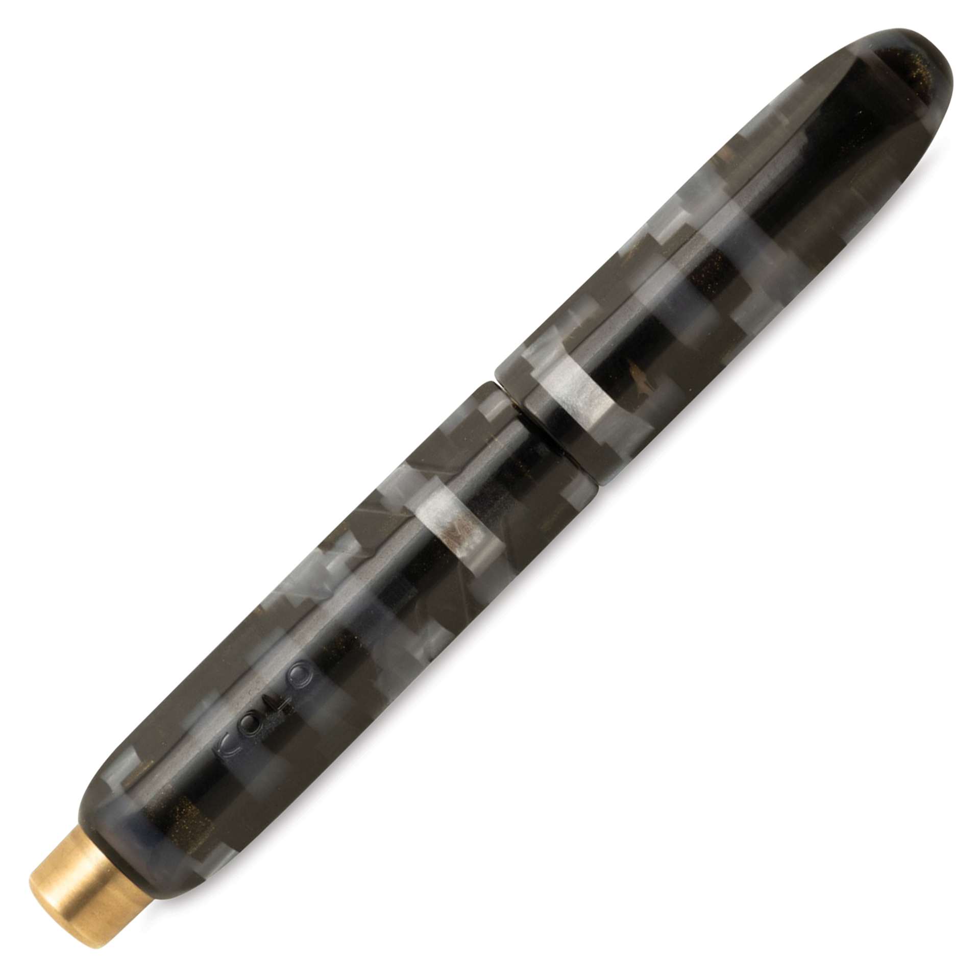 Kolo Tino Acrylic Fountain Pen - Ashen, Limited Edition, cap on